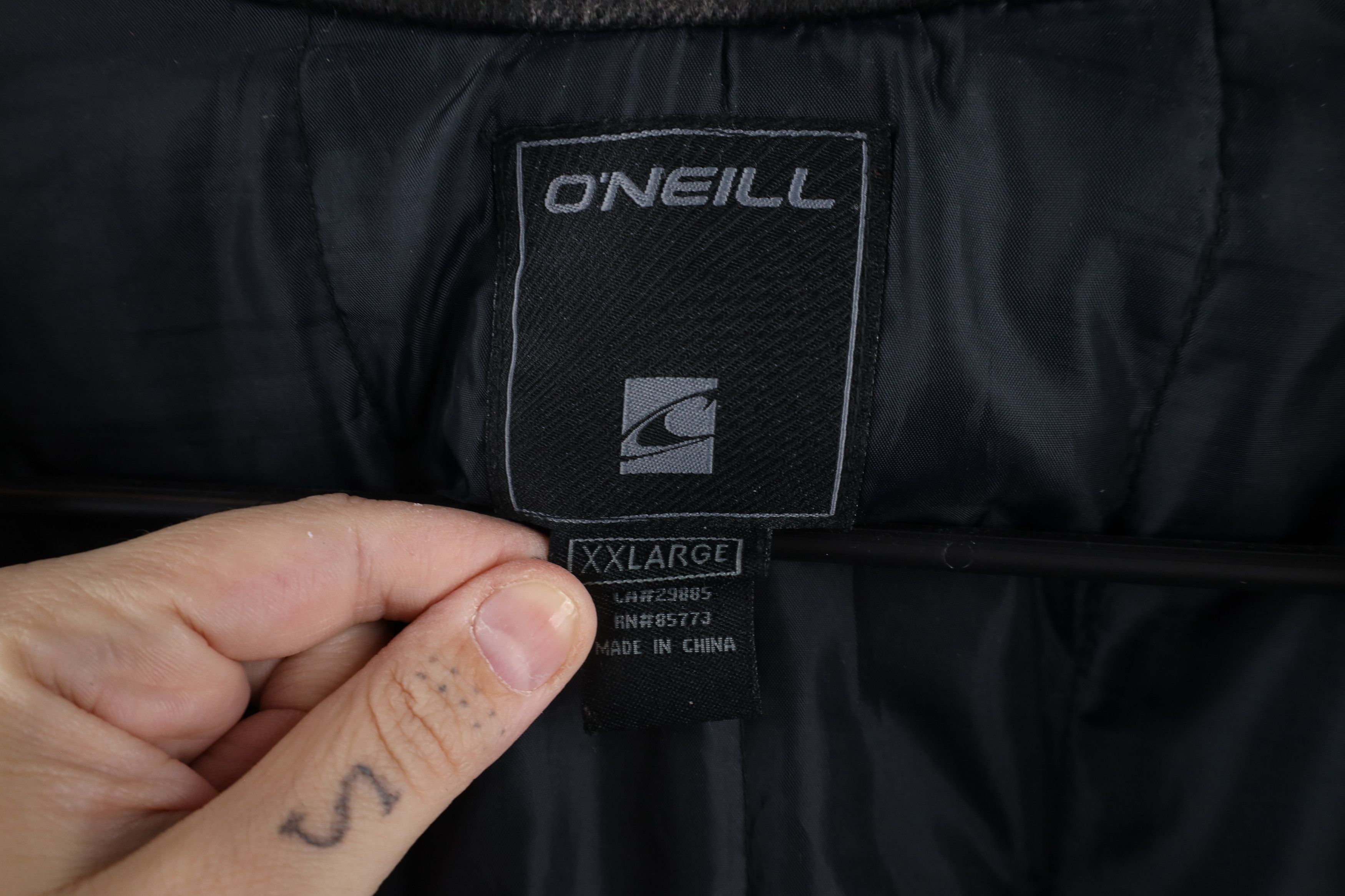 O'Neill × Vintage Vintage O Neill Surfing Flannel Shirt Jacket Jac Shirt Size US XXL / EU 58 / 5 - 8 Thumbnail