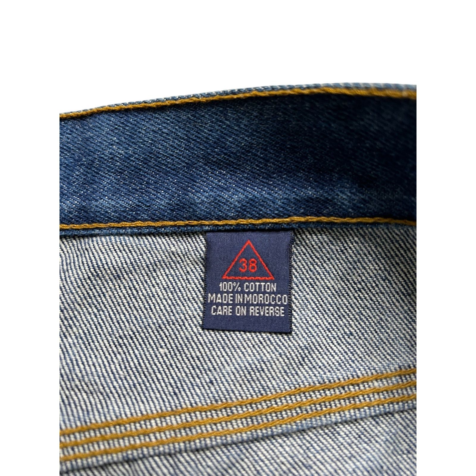 Vintage Vintage 80s Carpenter Workwear Denim Jeans Sz 38 Actua 36x28 Size US 38 / EU 54 - 4 Thumbnail