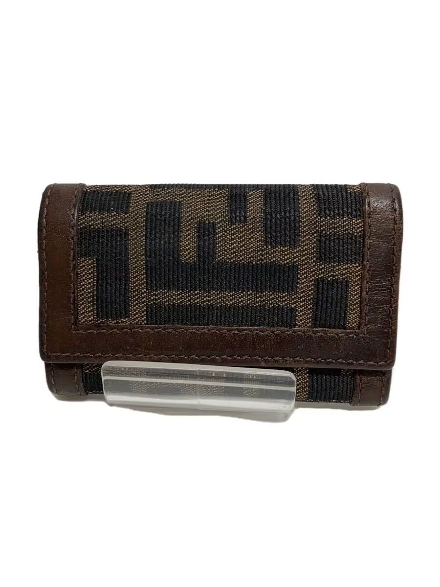 Fendi Fendi Cotton Key Case Brown Size ONE SIZE - 1 Thumbnail