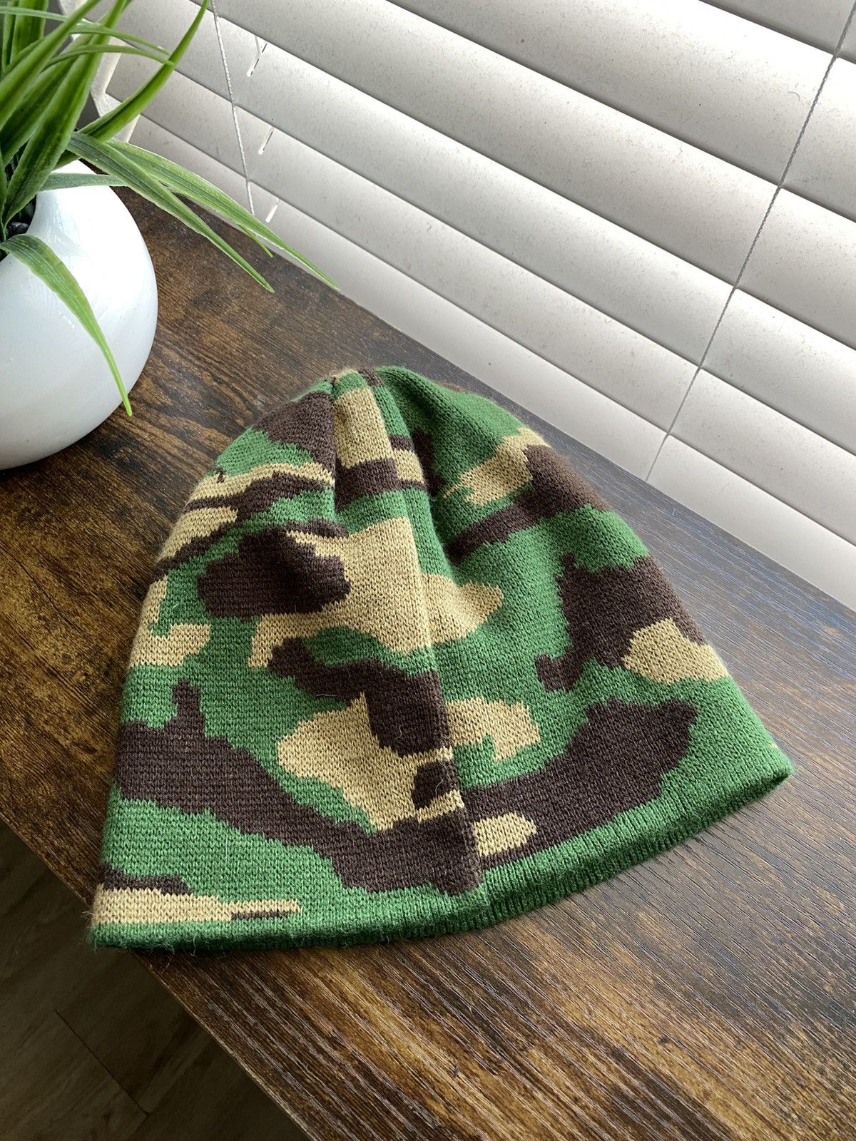 Other Y2K Camo Skully Beanie Size ONE SIZE - 2 Thumbnail