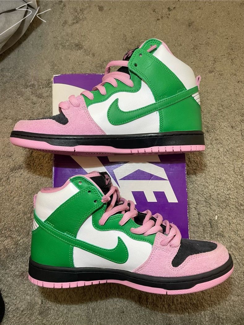 Nike Nike SB Dunk High Invert Celtics Size US 9 / EU 42 - 3 Thumbnail