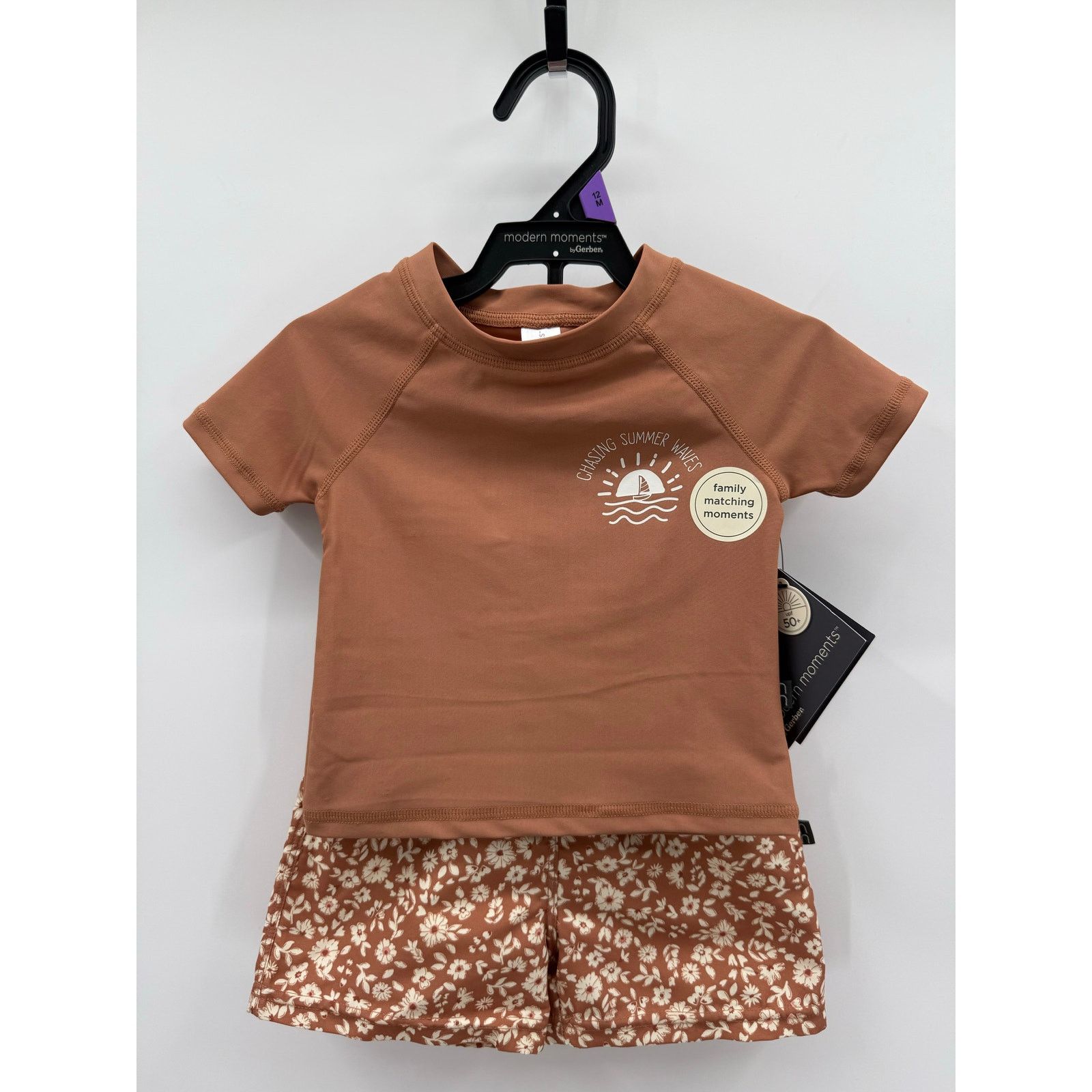 Other NWT Modern Moments Toddler Boys Rashguard and Swim Trunks Size ONE SIZE - 1 Thumbnail