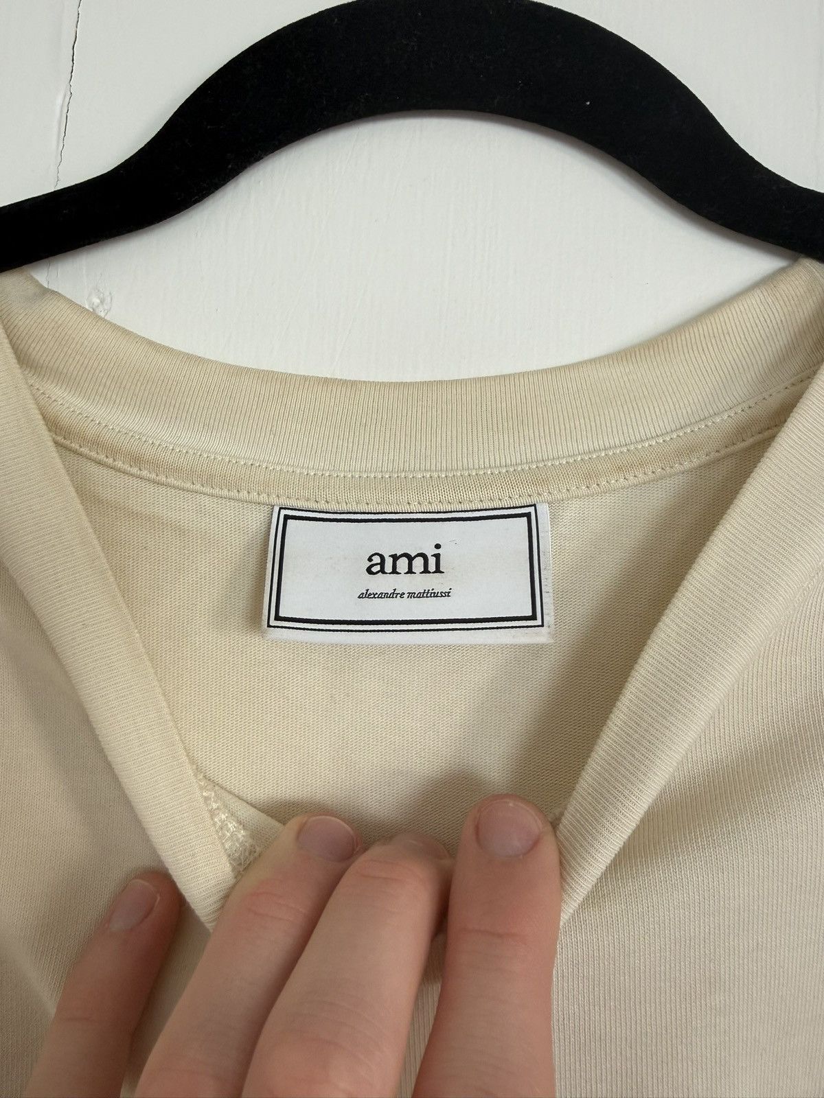 AMI T shirt with patch Size US M / EU 48-50 / 2 - 3 Thumbnail