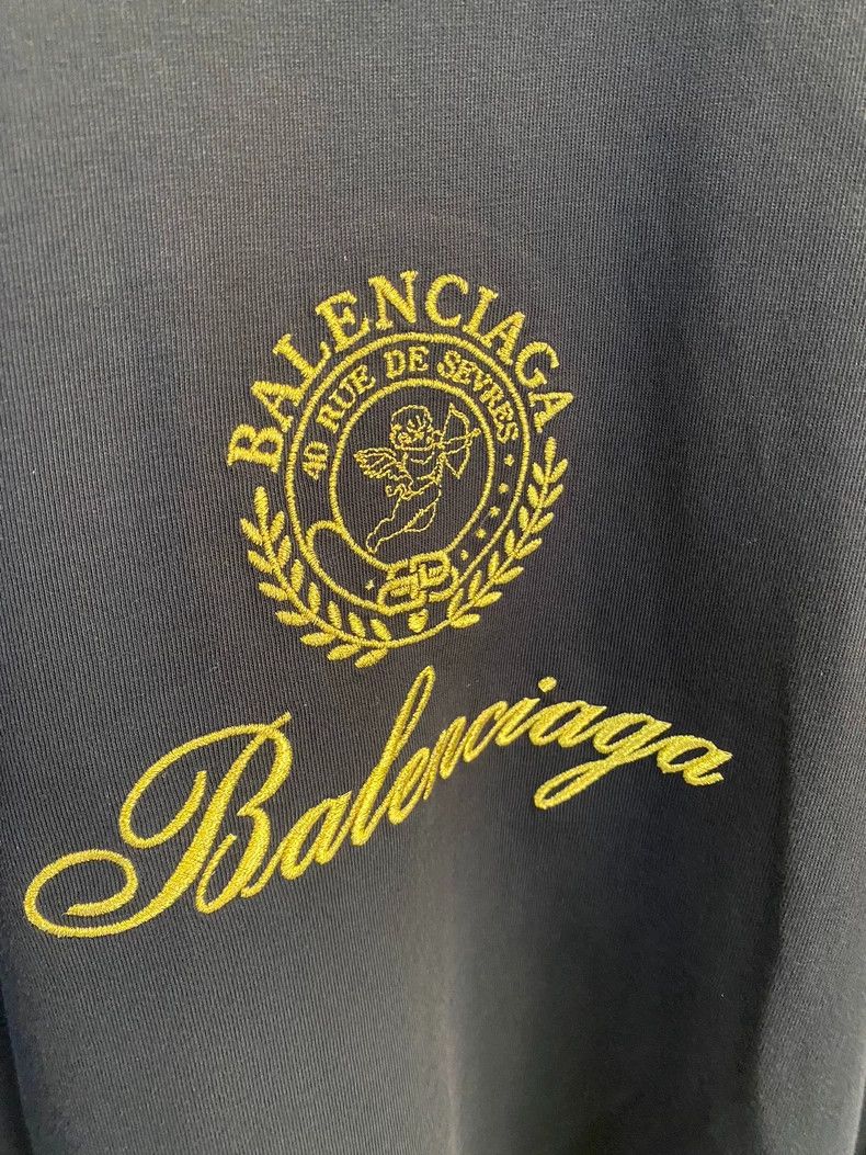Balenciaga Balenciaga Wheat ear Cupid embroidered short sleeve T-shir Size US M / EU 48-50 / 2 - 2 Thumbnail