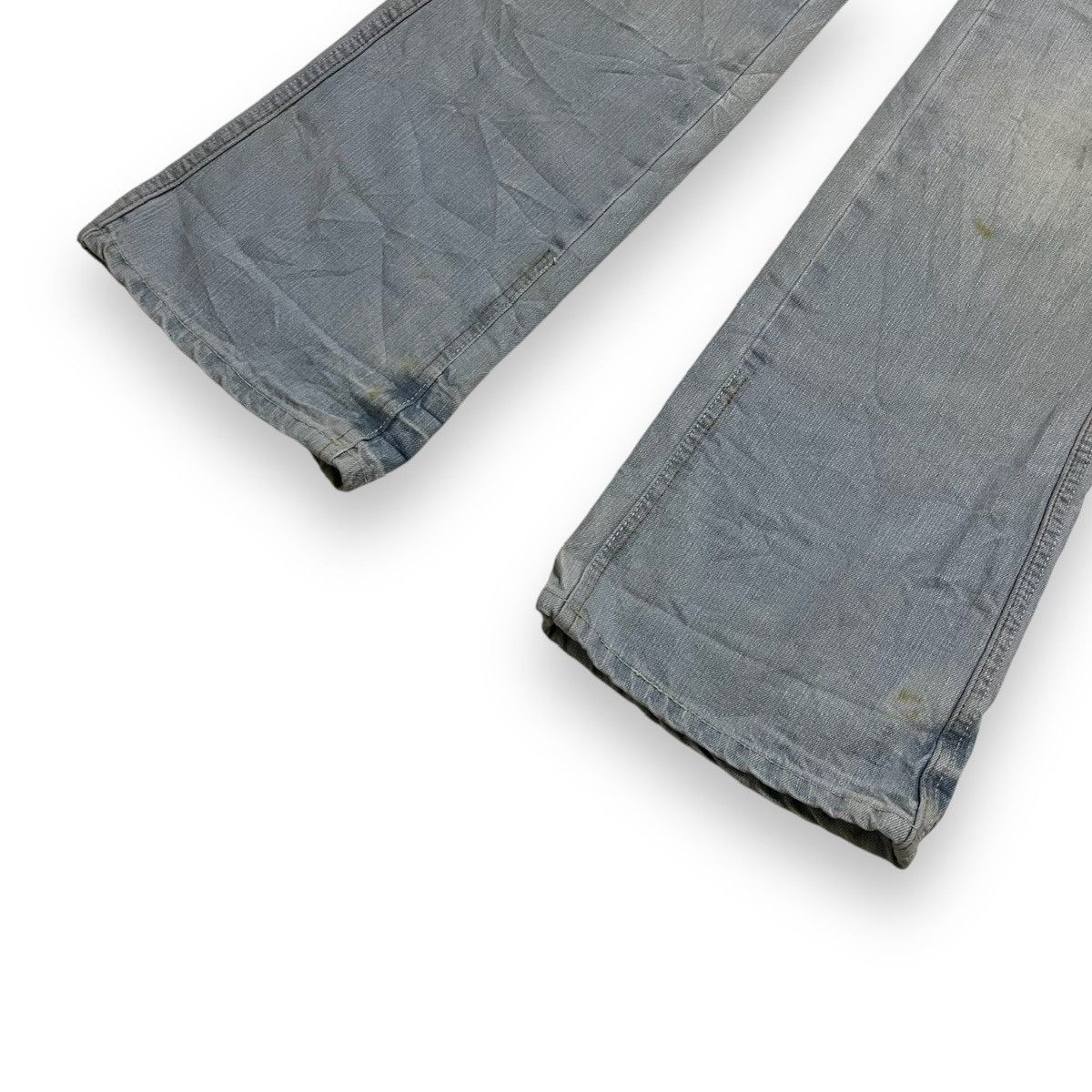 If Six Was Nine JAPANES BRAND INDECENT FLARED DENIM JEANS Size US 30 / EU 46 - 5 Thumbnail