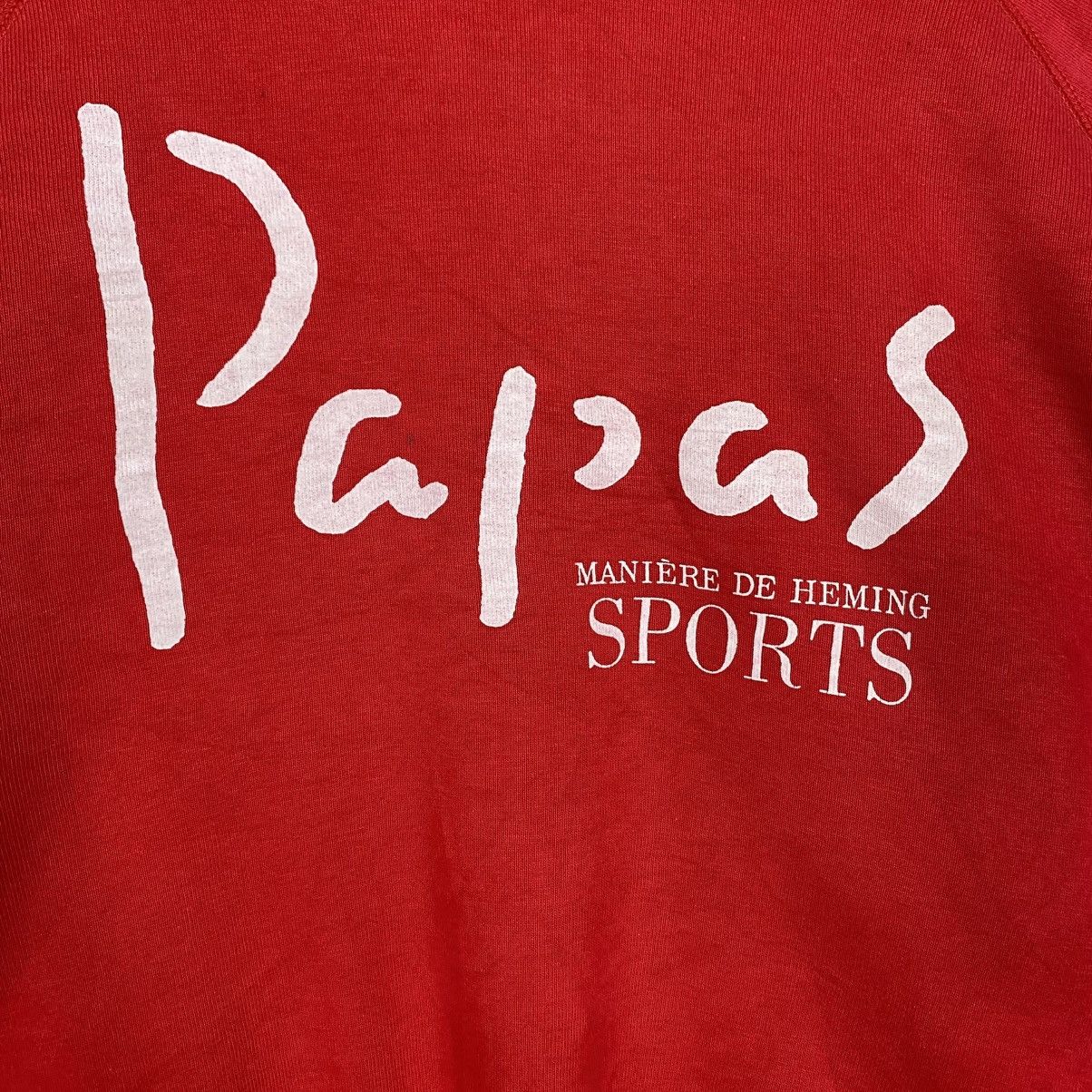 Japanese Brand 📌Vintage Sweatshirt Papas Sportswear Issey Miyake Size US M / EU 48-50 / 2 - 15 Thumbnail