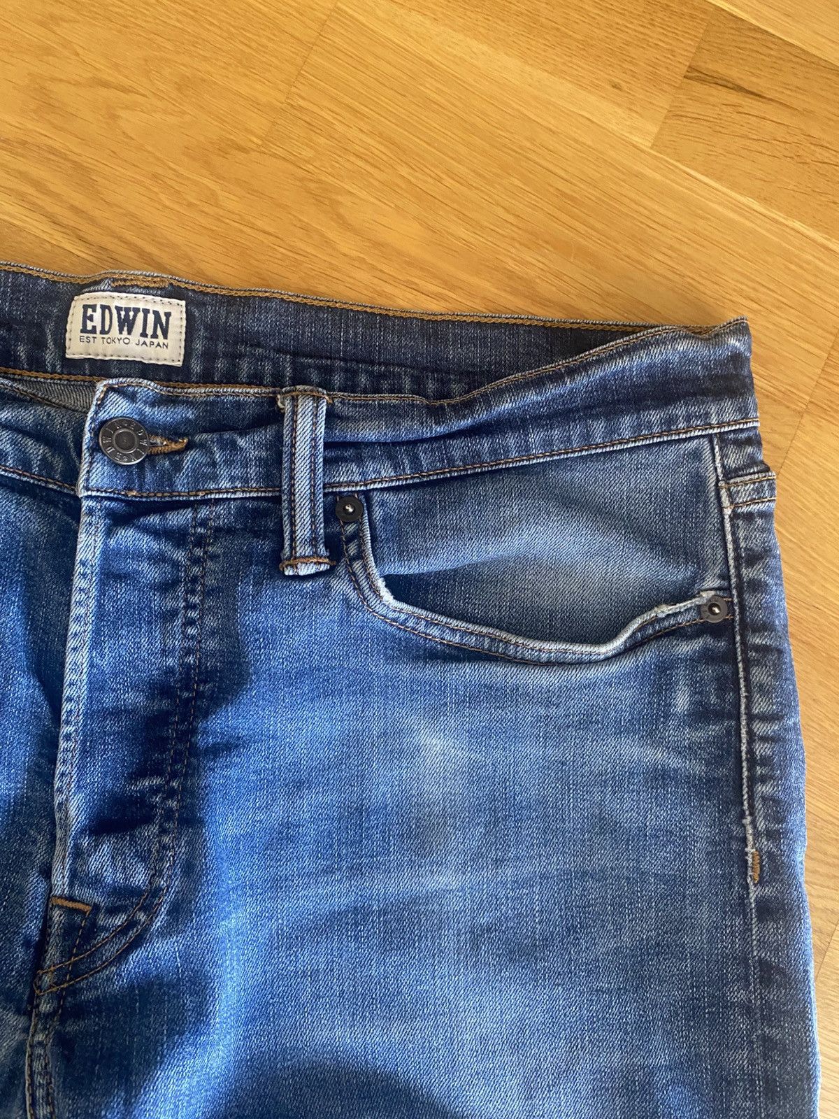 Edwin × Japanese Brand Vintage Edwin jeans facet denim japanese pants Size US 36 / EU 52 - 5 Thumbnail