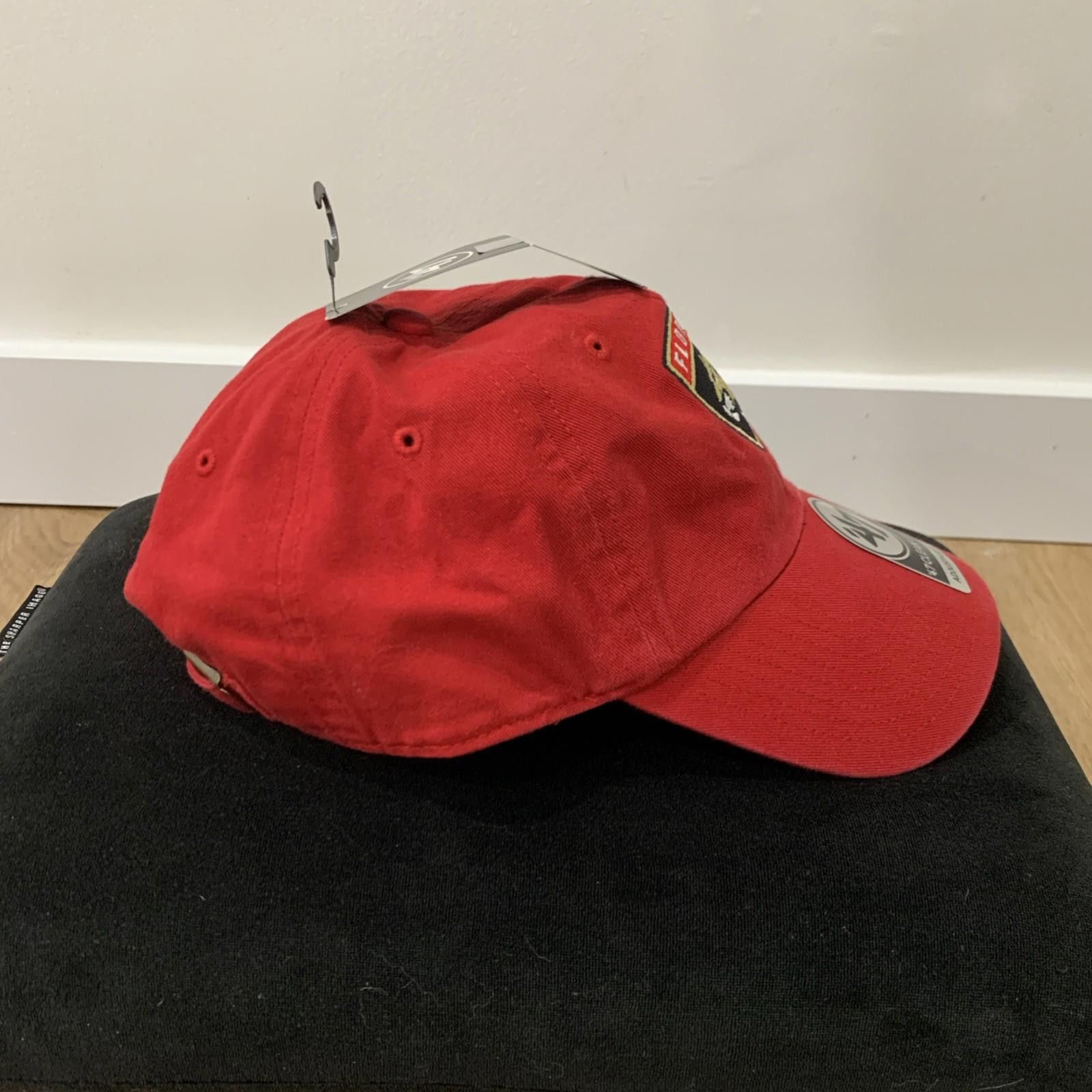 47 New Florida Panthers NHL '47 Clean Up Red Adjustable Hat NWT Size ONE SIZE - 9 Thumbnail