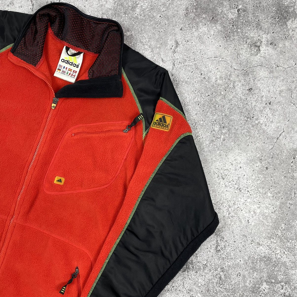 Adidas × Equipment × Vintage Vintage Adidas Equipment Fleece Jacket Size US M / EU 48-50 / 2 - 3 Thumbnail