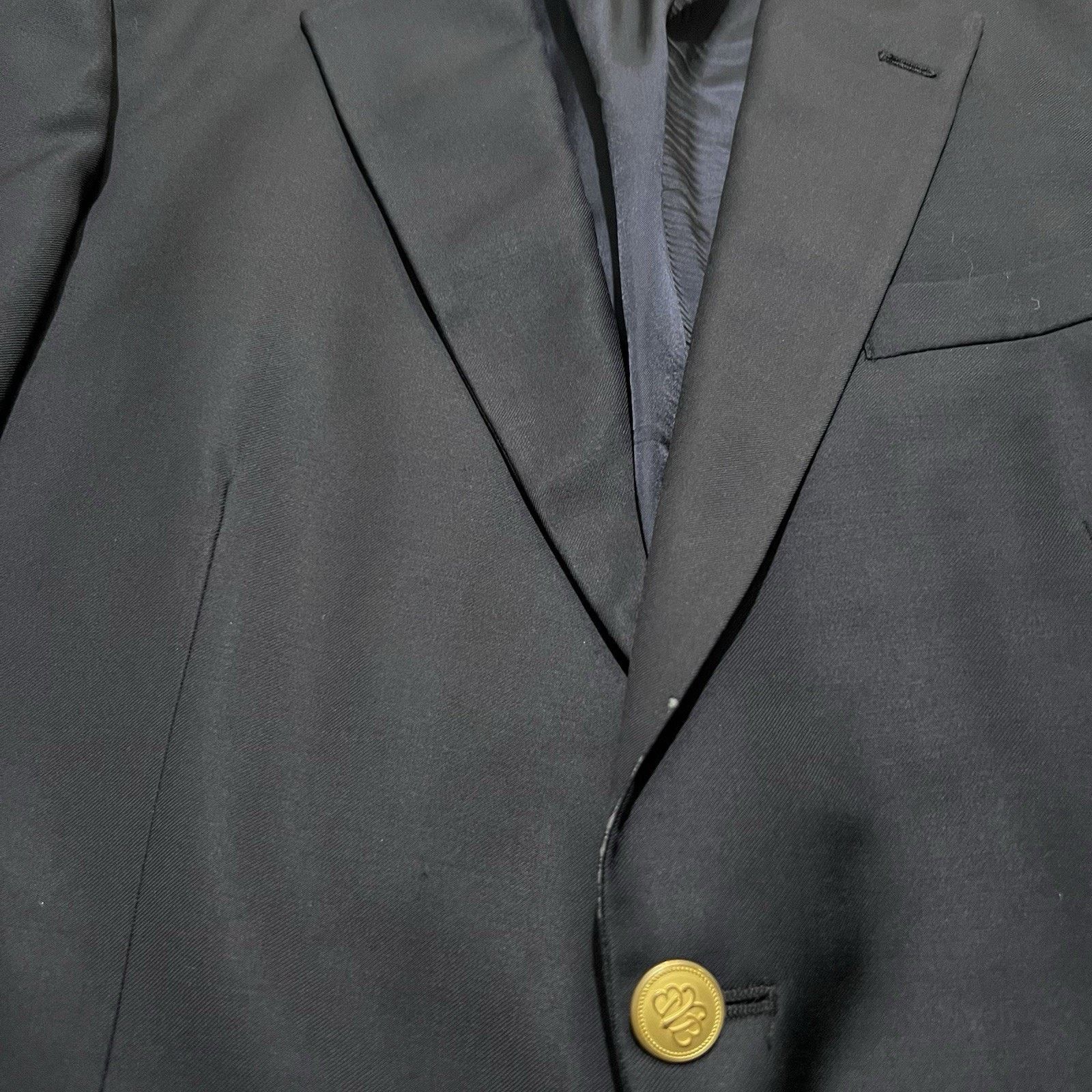 Brooks Brothers Brooks Brothers Country Club Loro Piano Blazer Gold Buttons Size 44R - 4 Thumbnail