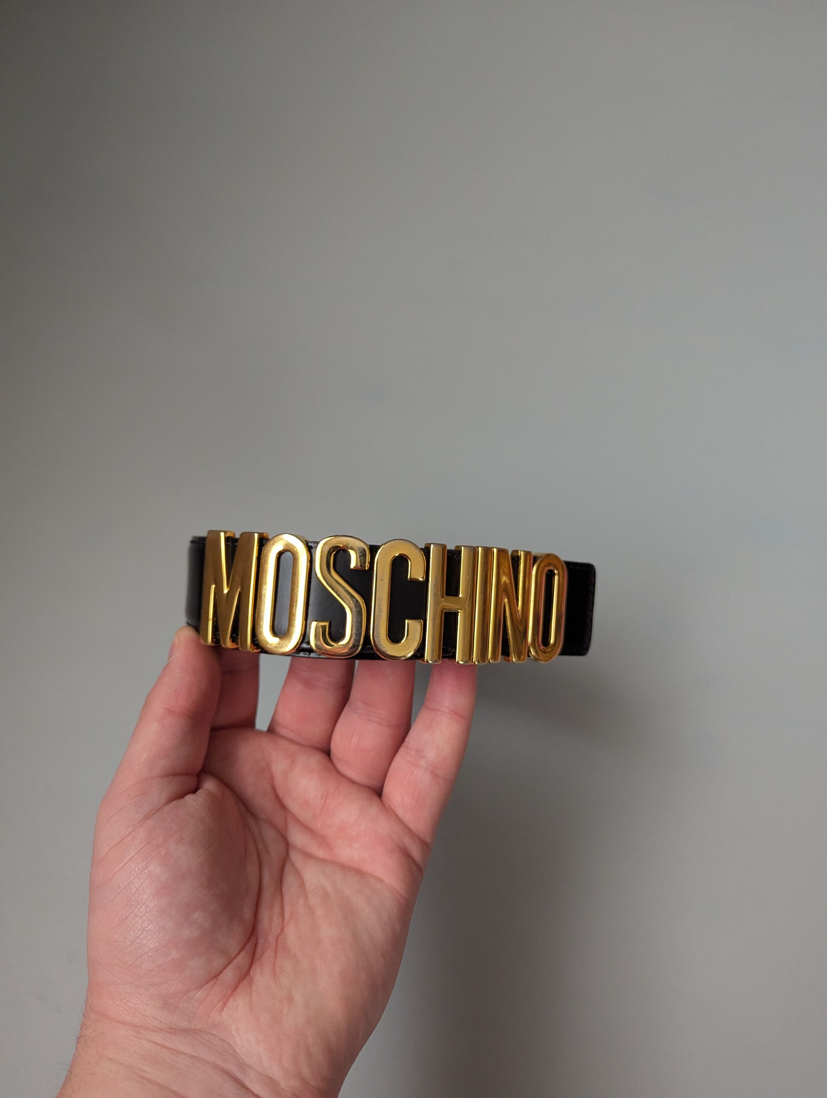 Moschino Moschino leather belt Logo Size ONE SIZE - 1 Thumbnail