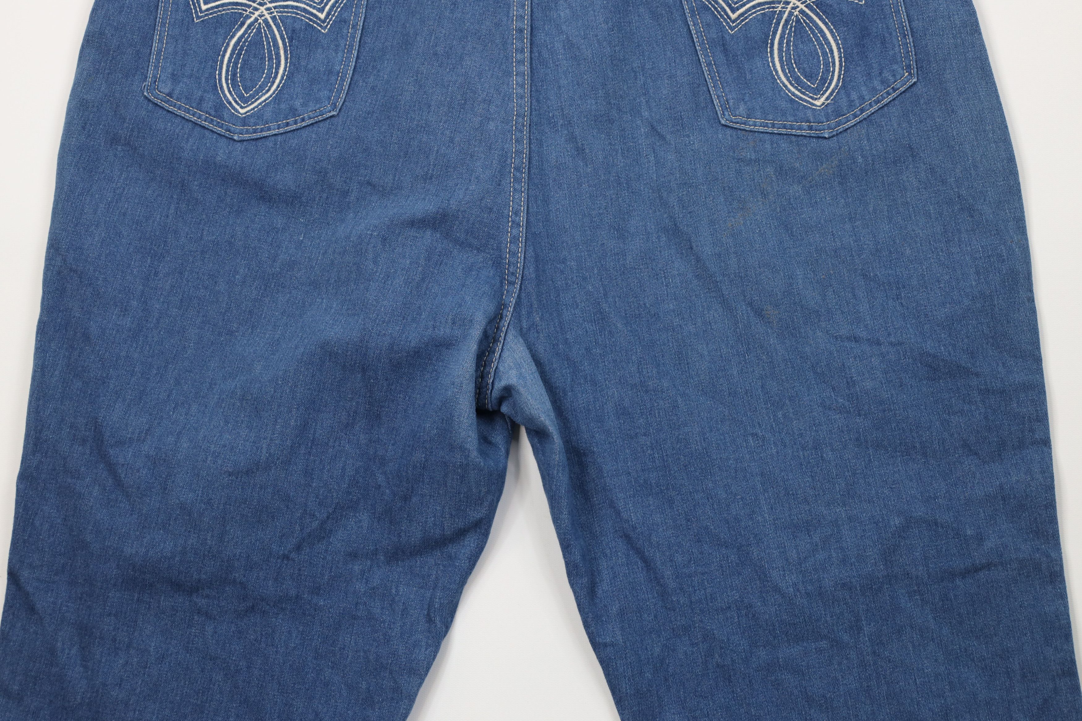 Wrangler Vintage 70s Wrangler Wide Leg Bell Bottoms Jeans Blue USA Size US 42 / EU 58 - 13 Thumbnail