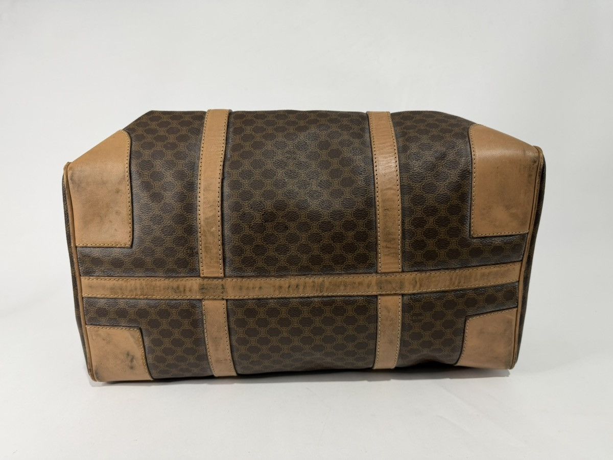 Celine Celine Brown Triomphe Coated Canvas Large Voyage Duffle Bag Size ONE SIZE - 6 Thumbnail