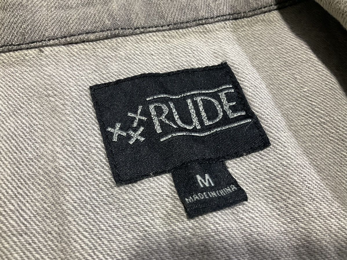 Hysteric Glamour × Japanese Brand × Seditionaries 🔥Sick Y2K Rude Frayed Denim Vest Tiger Printed Size US M / EU 48-50 / 2 - 8 Thumbnail