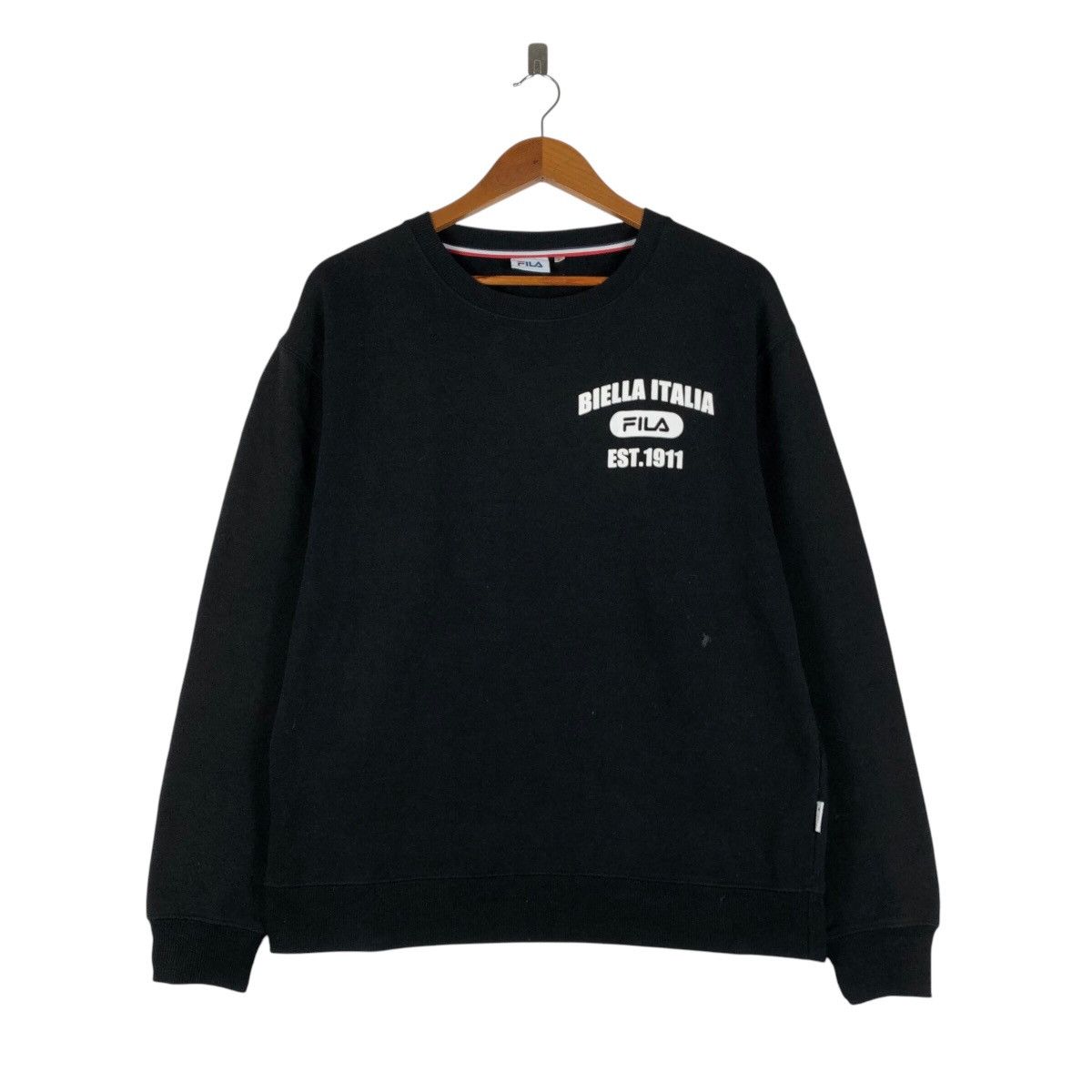 Fila FILA Biella Italia Back Logo Crewneck Sweatshirt Size US L / EU 52-54 / 3 - 1 Thumbnail