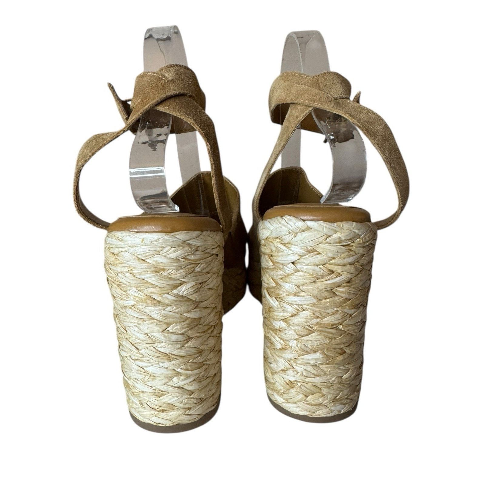 Marc Fisher Marc Fisher Suede Leather Wedge Espadrille Sandals Tiny Flaw Size US 10 / IT 40 - 8 Thumbnail