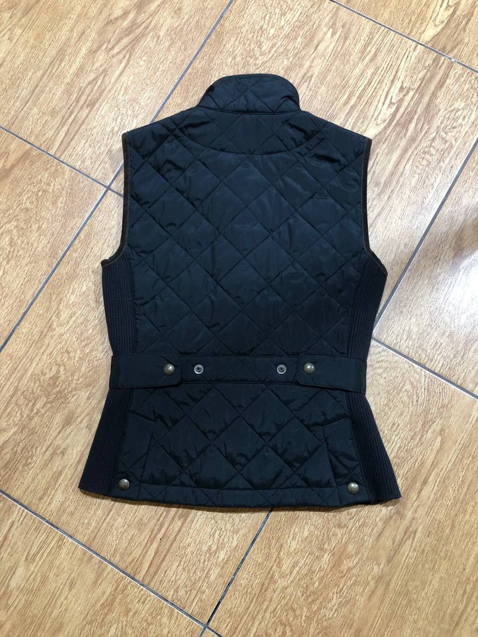 Polo Ralph Lauren Ralph Lauren Sport Vest Black Quilted Equestrian Crest Zip Size XS / US 0-2 / IT 36-38 - 6 Thumbnail