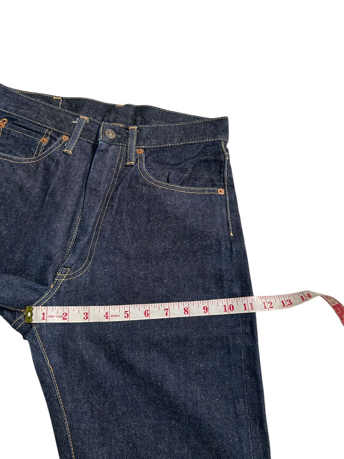 Japanese Brand × Kapital × Vintage FOB FACTORY SELVEDGE Japanese Short Denim Jeans Size US 29 - 14 Thumbnail
