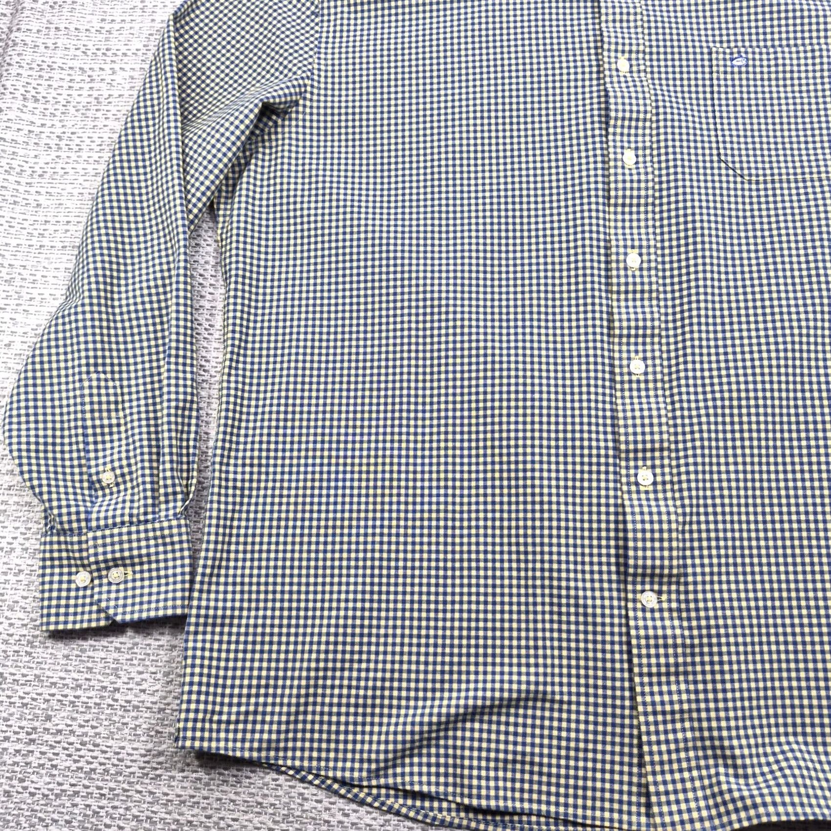 Southern Tide Southern Tide Button Up Shirt Mens 2XL Blue Check Long Sleeve Size US XXL / EU 58 / 5 - 3 Thumbnail