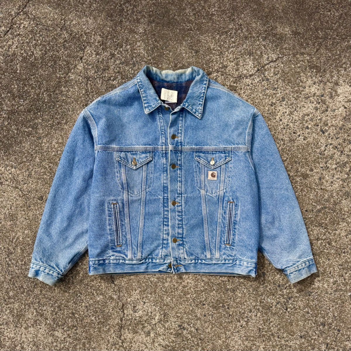 Carhartt Vintage Carhartt JB0998 Denim Jacket Size US XL / EU 56 / 4 - 1 Thumbnail