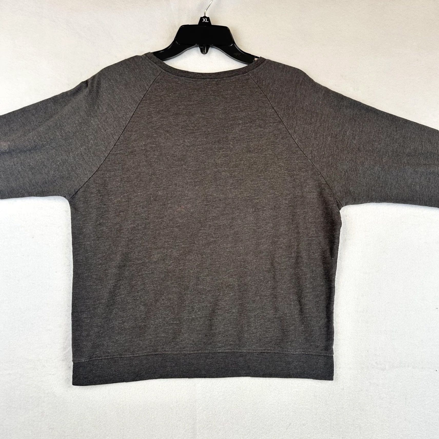 Vintage Def Leppard Sweatshirt Womens Medium Gray Raglan Cropped Graphic Pullover Band Size XL / US 12-14 / IT 48-50 - 6 Thumbnail