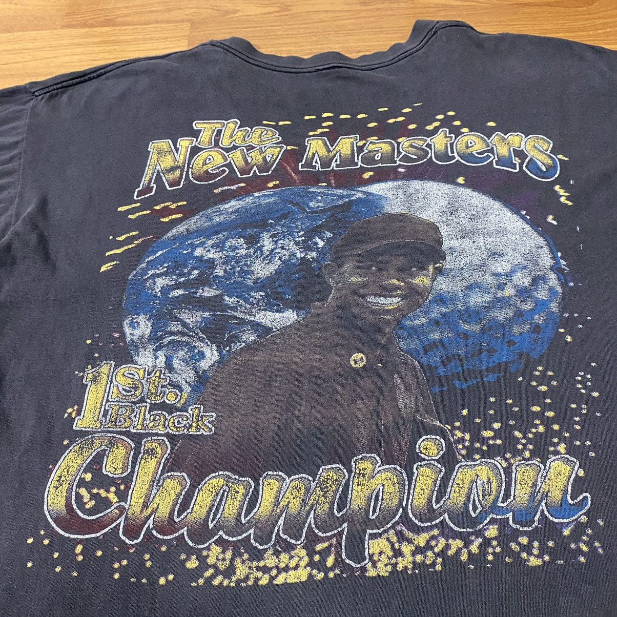 Rap Tees Faded 90s Tiger Woods Bootleg T Shirt Size US XXL / EU 58 / 5 - 8 Thumbnail