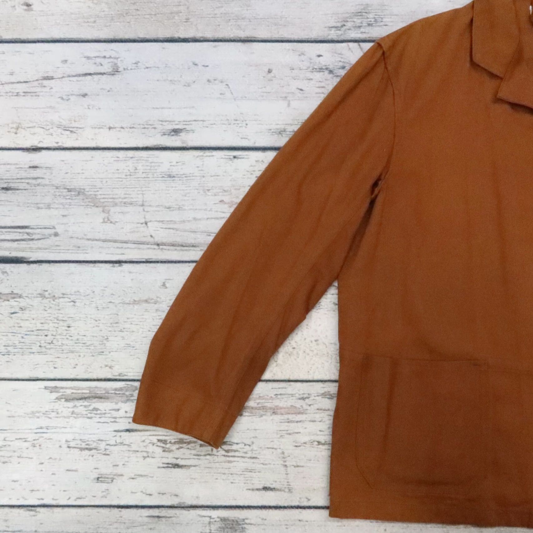 Vintage VINTAGE Rotherex Sanforized Work Jacket - 46, Brown, Cotton, Men's Jacket Size US S / EU 44-46 / 1 - 4 Thumbnail
