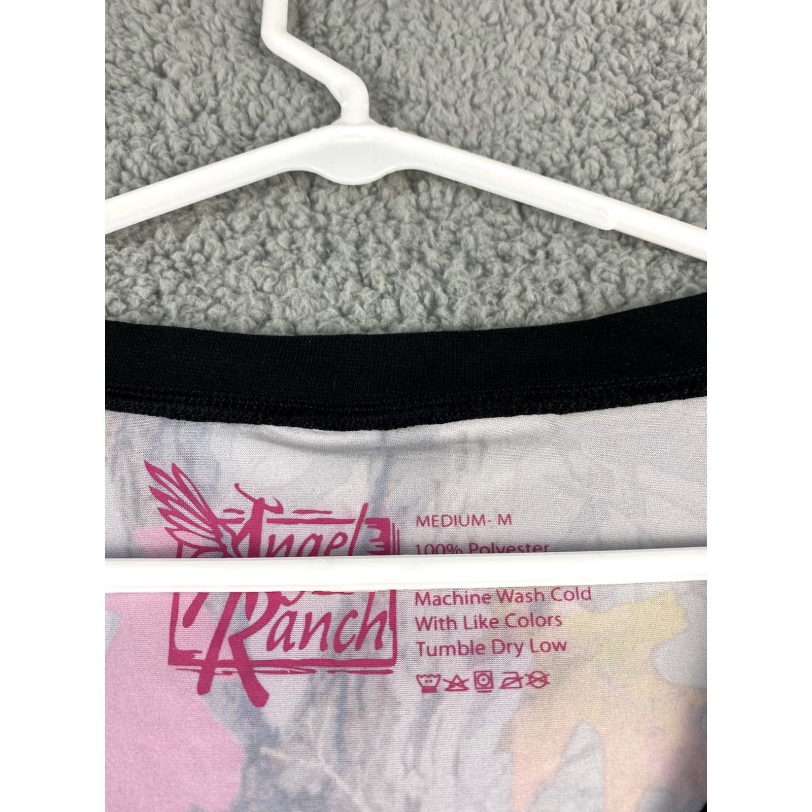 Vintage Angel Ranch Shirt Womens M Long Sleeve Dri-Fit Charge Workout Hot Leaf 35-65 Size M / US 6-8 / IT 42-44 - 4 Thumbnail