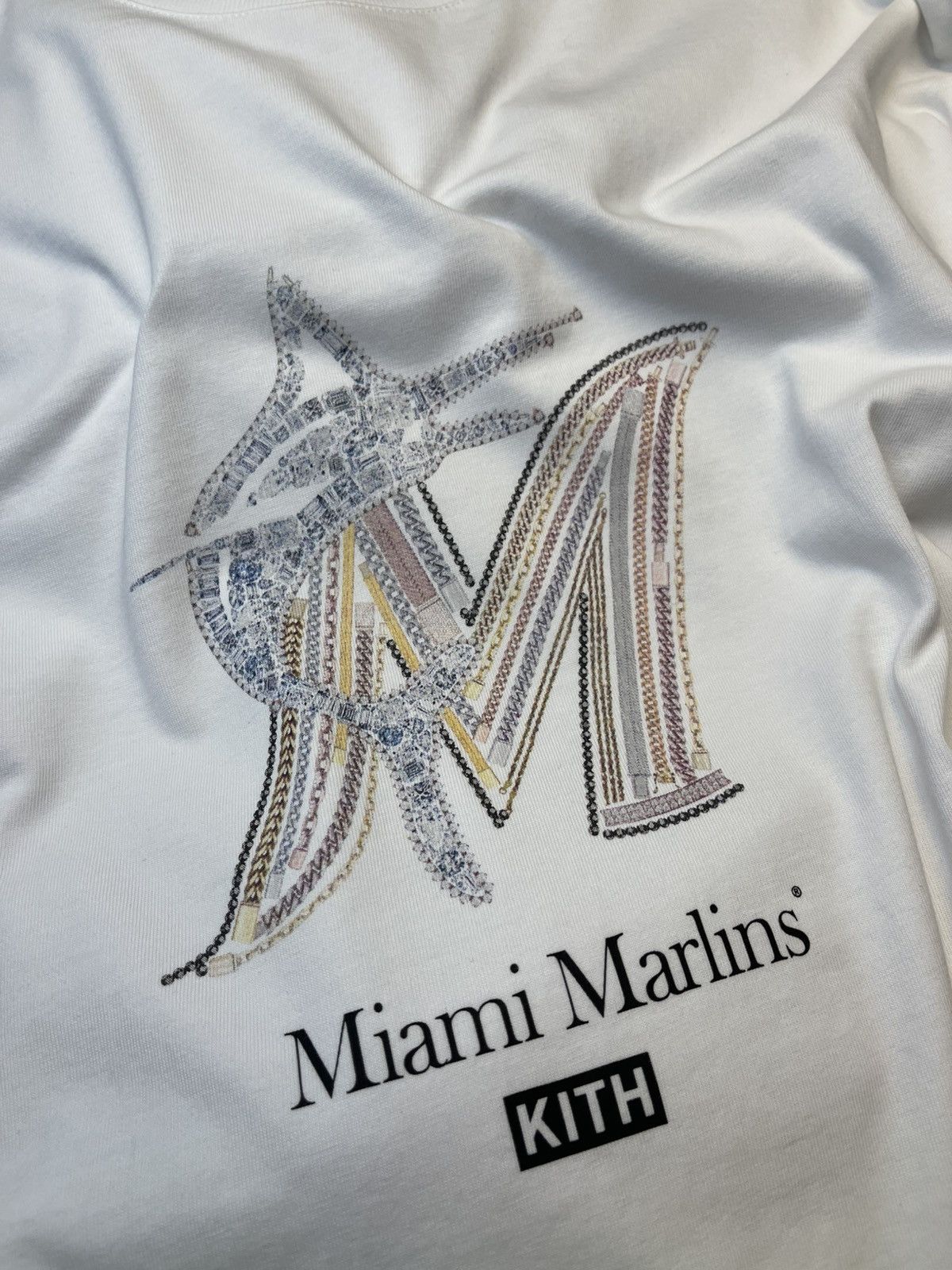 Kith Kith Rachel Goatley Marlins Long Sleeve Tee Size US L / EU 52-54 / 3 - 6 Thumbnail