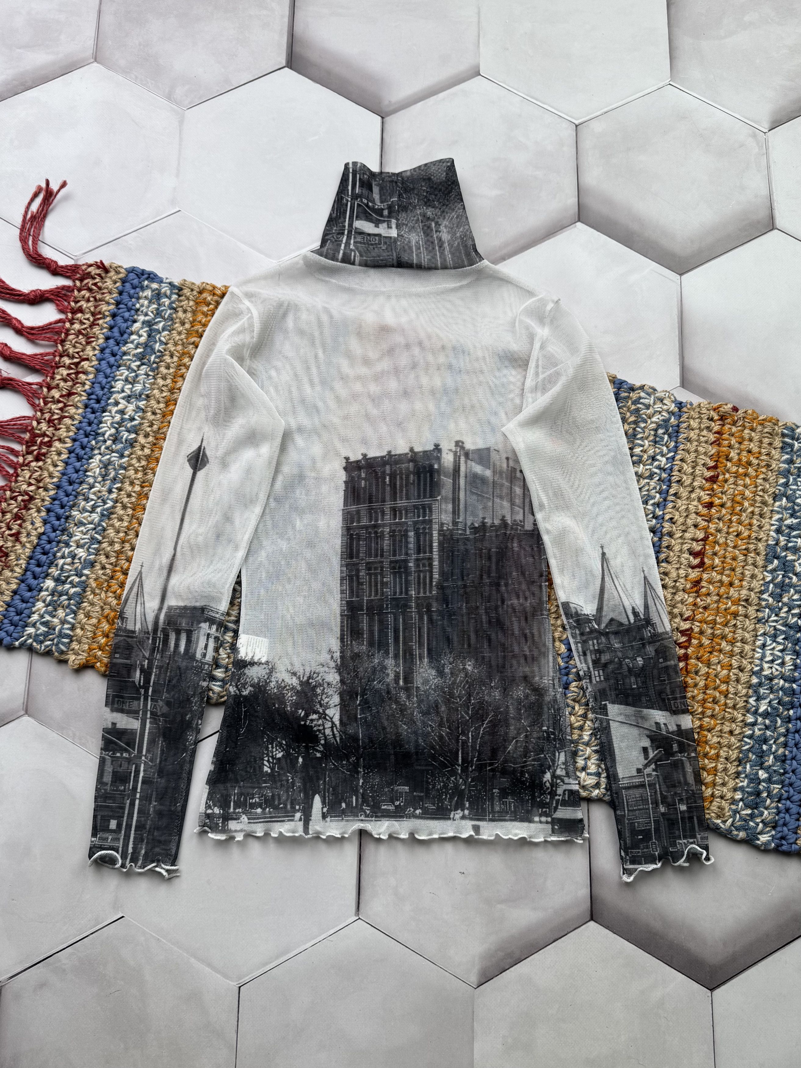 Japanese Brand Vintage Mesh Long Sleeve Size XS / US 0-2 / IT 36-38 - 7 Thumbnail