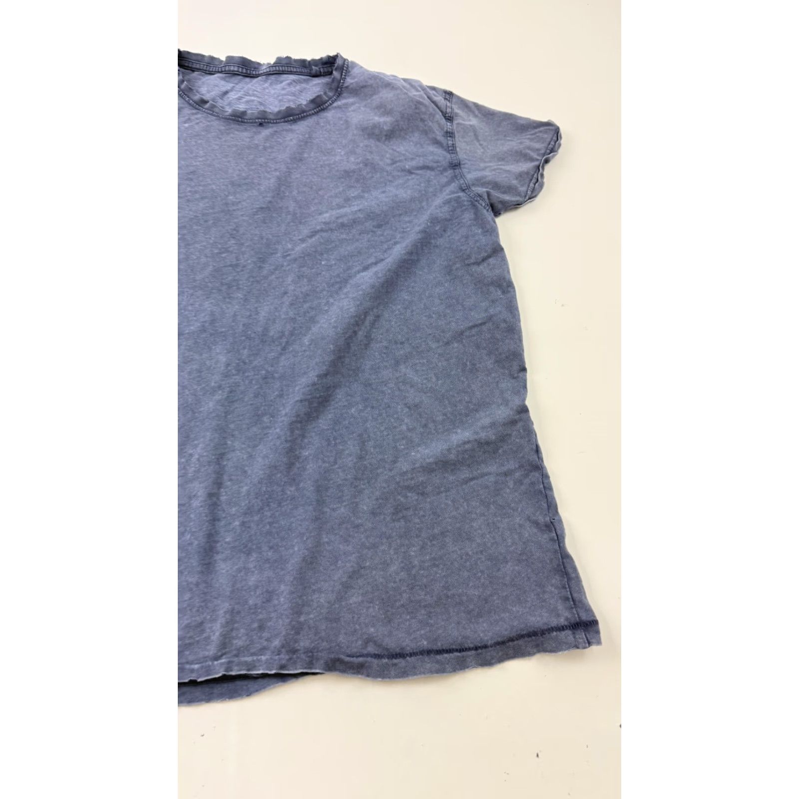 Vintage Santorini Shirt Womens L Blue 100% Cotton Graphic Short Sleeve Tee Top Sailing Crew Neck T-Shirt Travel Nautical Beach Summer Womens Size L / US 10 / IT 46 - 2 Thumbnail