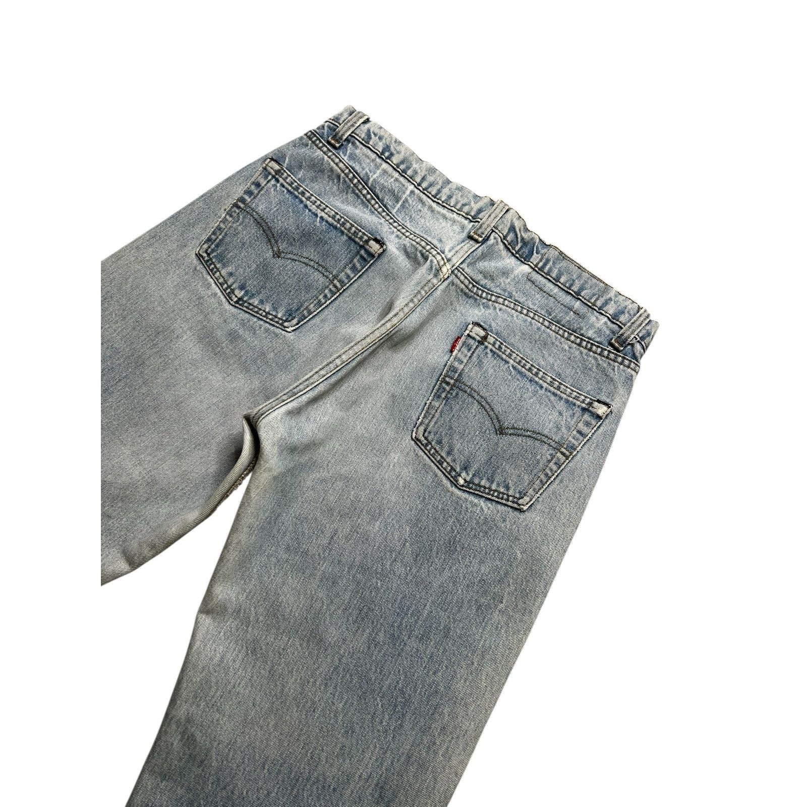 Levi's Vintage 80s Levis 501 Jeans Mens 32x30 Blue Denim distress Size US 32 / EU 48 - 12 Thumbnail