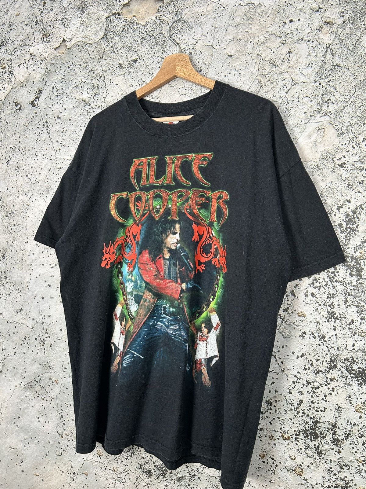 Band Tees × Vintage Vintage Alice Cooper 2002 Tour Rock Band Tee Rare Size US XL / EU 56 / 4 - 3 Thumbnail