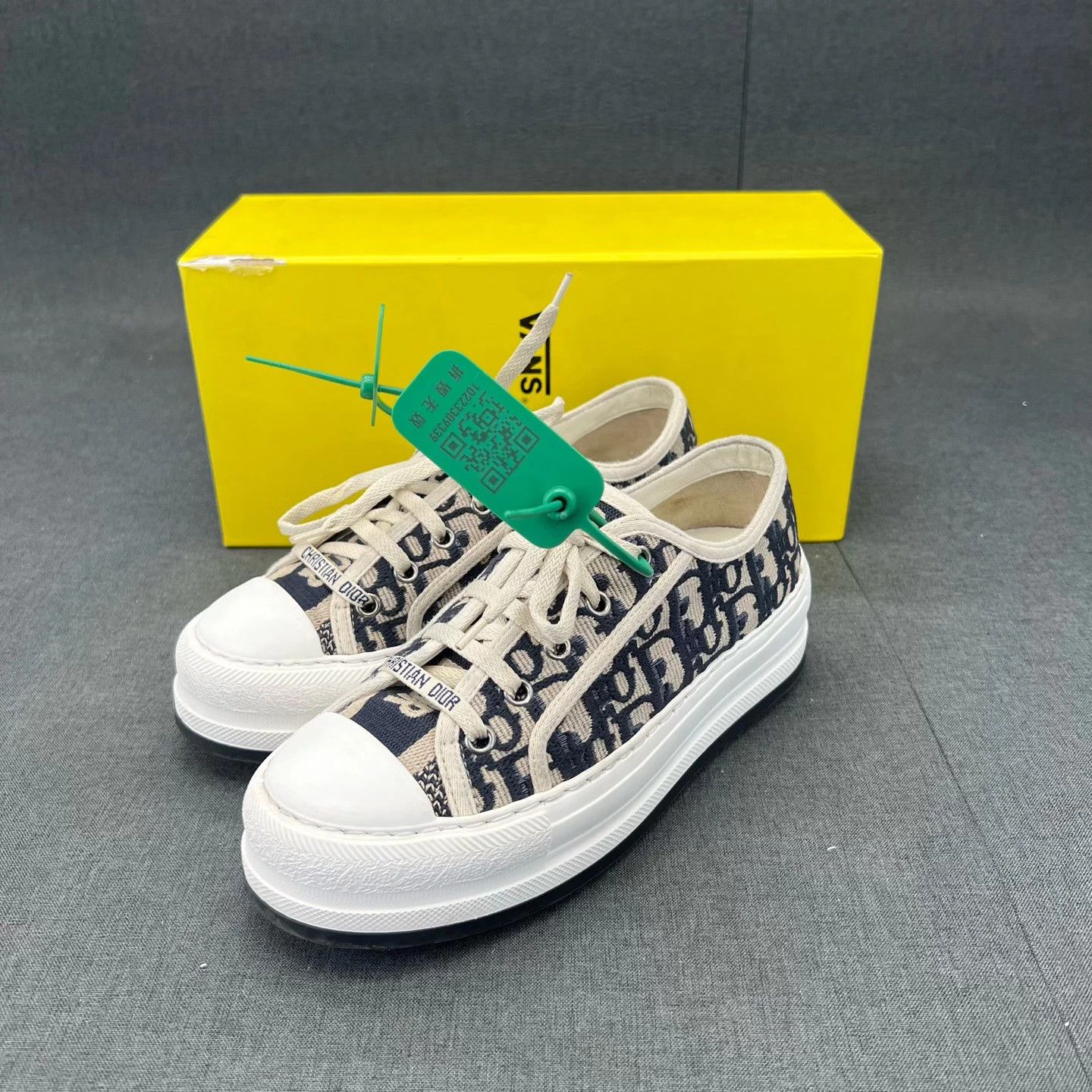 Dior Dior Walk Allover Print Black White 36 Women's Size US 5 / IT 35 - 1 Thumbnail