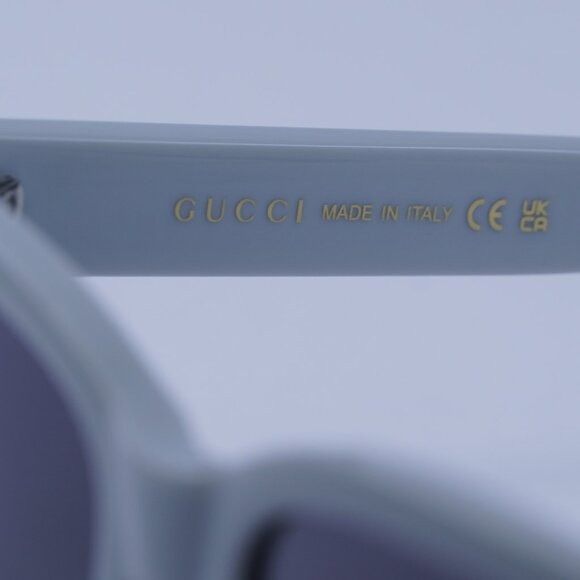 Gucci Gucci GG1716S 005 Sunglasses Shiny Grey Square Frame Size ONE SIZE - 7 Thumbnail