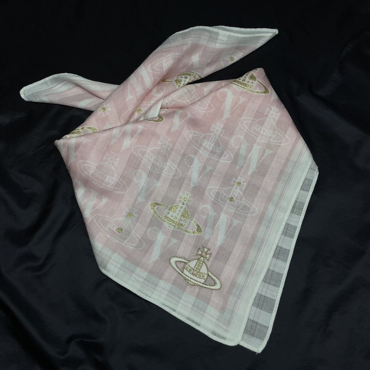 Vivienne Westwood Vivienne Westwood Full Monogrem Scarf bandana/handkerchief/ Size ONE SIZE - 1 Thumbnail