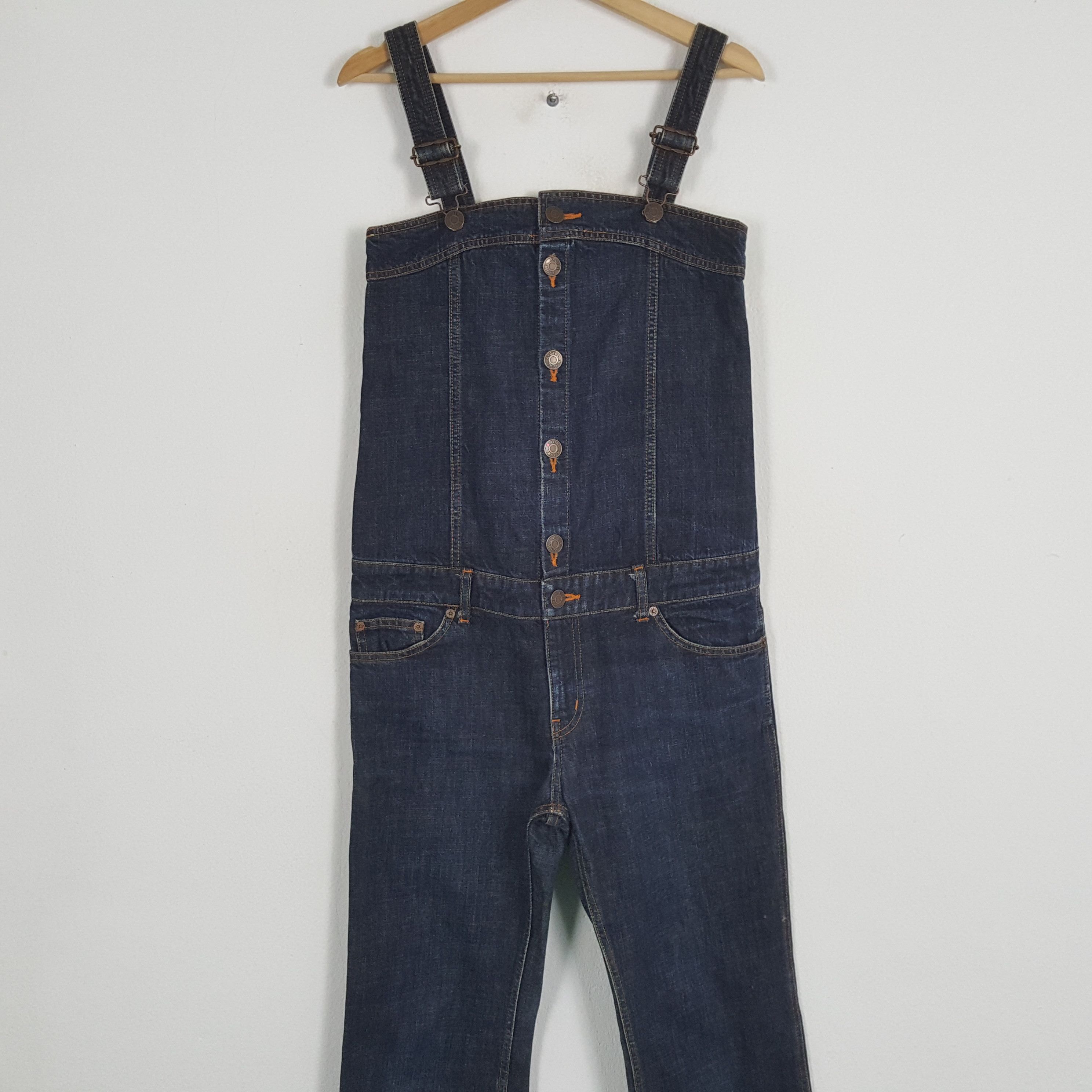 Vintage Vintage X-GIRL Japanese Fashion Brand Overall Blue Jeans Size 36" / US 14 / IT 50 - 2 Thumbnail