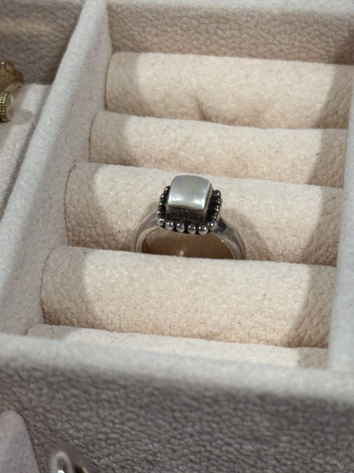 Sterling Silver Silpada Sterling Silver Square Frame Ring – Vintage 925 Size ONE SIZE - 3 Thumbnail
