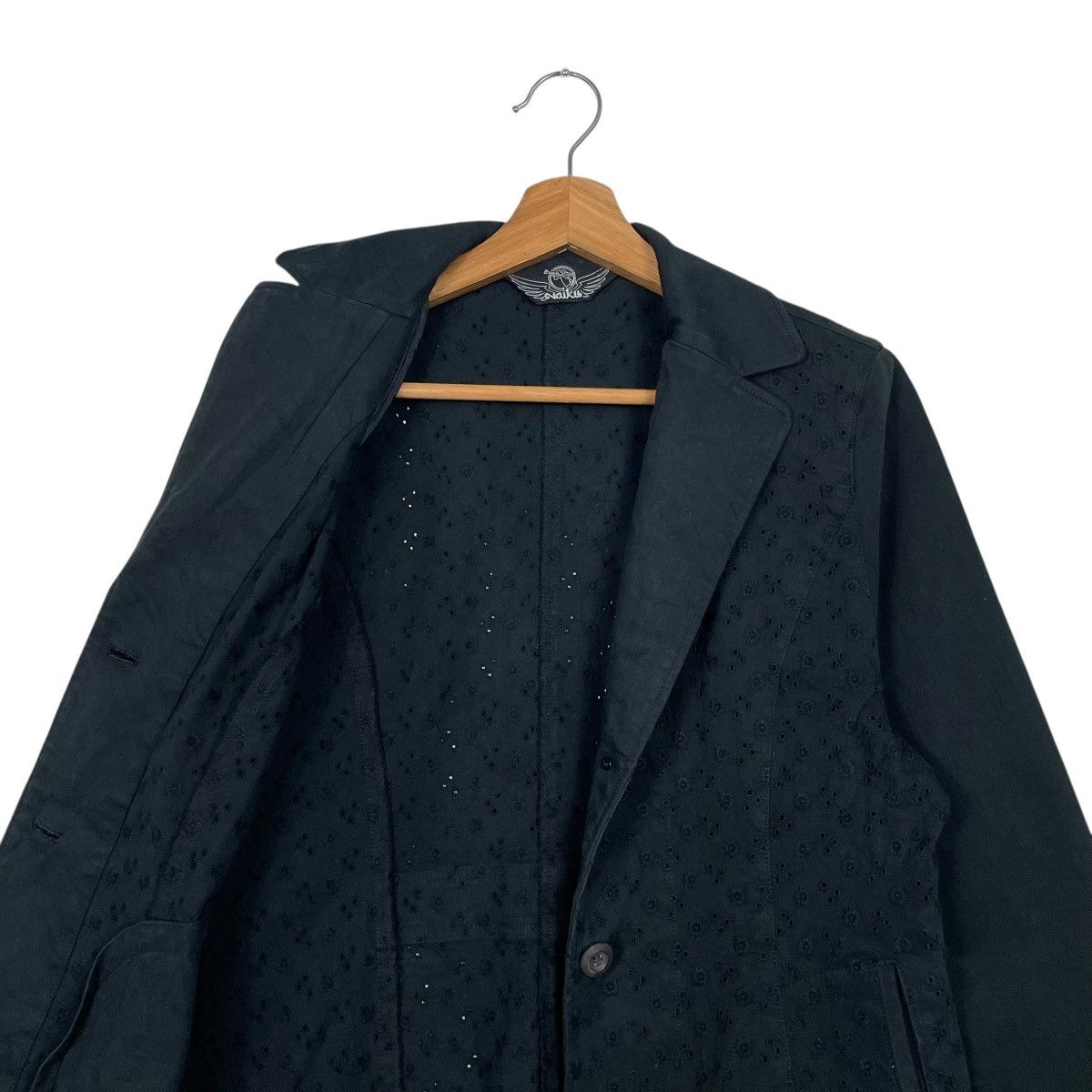 Japanese Brand Naiku Black Jacket