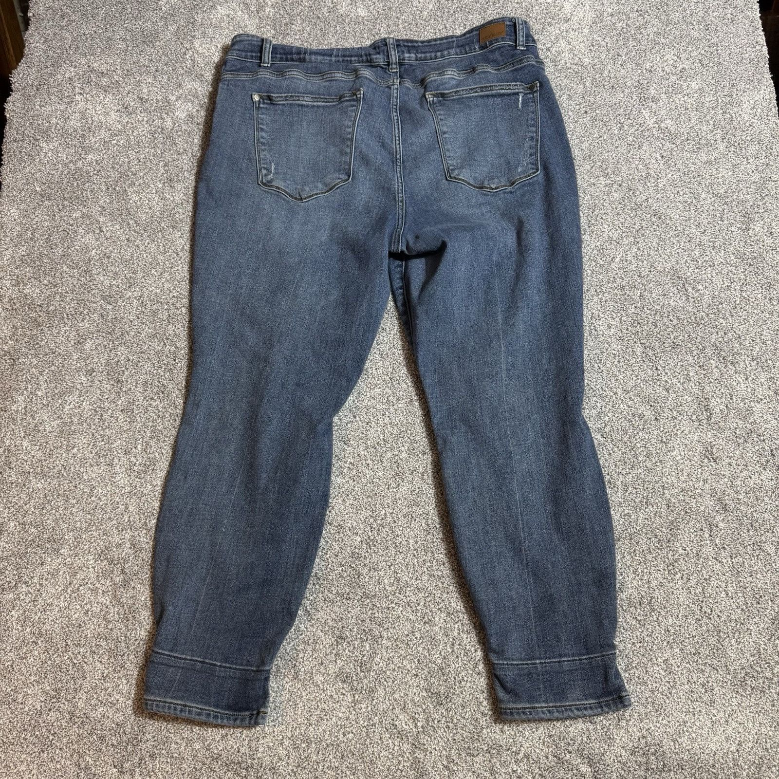 Judy Blue Judy Blue Jeans Womens Plus 22W Distressed Skinny Streetwear Size 39" - 10 Thumbnail