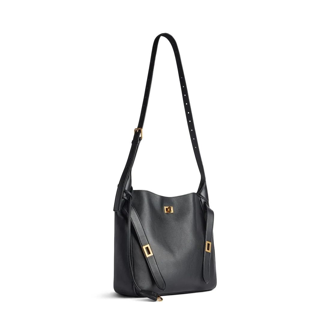 Balenciaga o1srvl11e0326 Size: OS / Bel Air Small Hobo Bag in Black Size ONE SIZE - 2 Thumbnail