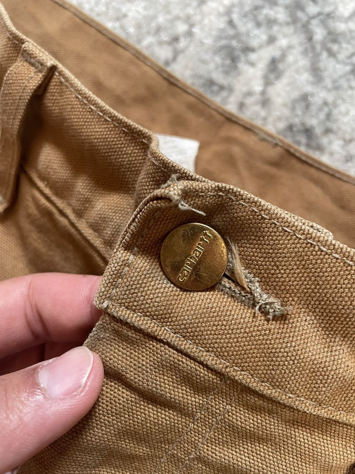 Carhartt Pantalon carhartt Double knee workwear vintage 30x34US Size US 30 / EU 46 - 14 Thumbnail