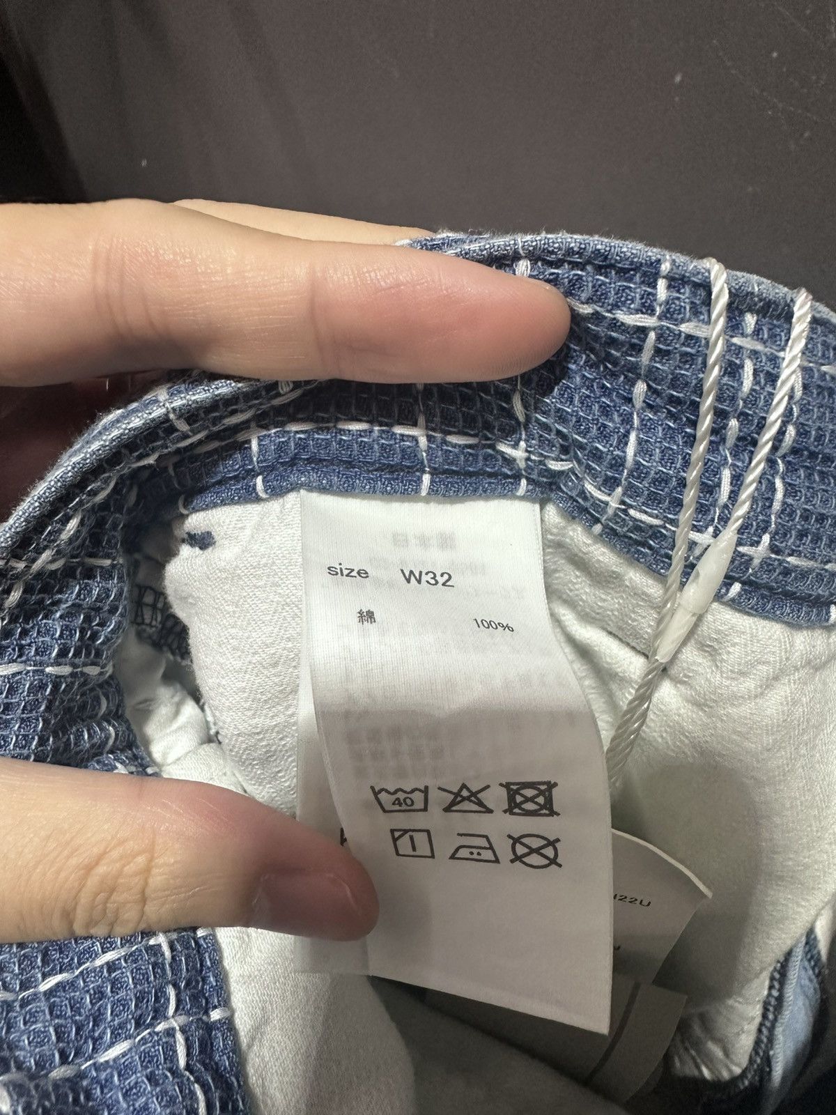 FDMTL Fdmtl Sashiko Patchwork short pants 7year wash Size US 32 / EU 48 - 4 Thumbnail