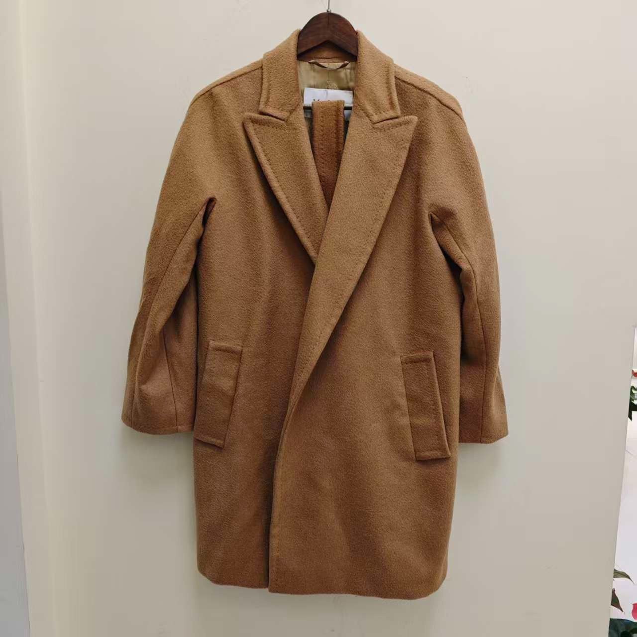 Max Mara MaxMara Camel Hair Blazer Collar Coat Size S / US 4 / IT 40 - 1 Thumbnail
