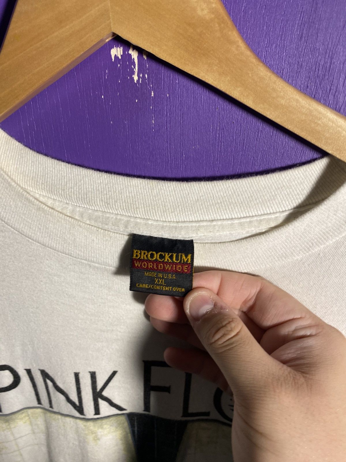 Band Tees Vintage 1994 Pink floyd division bell tour tee Size US XL / EU 56 / 4 - 4 Thumbnail