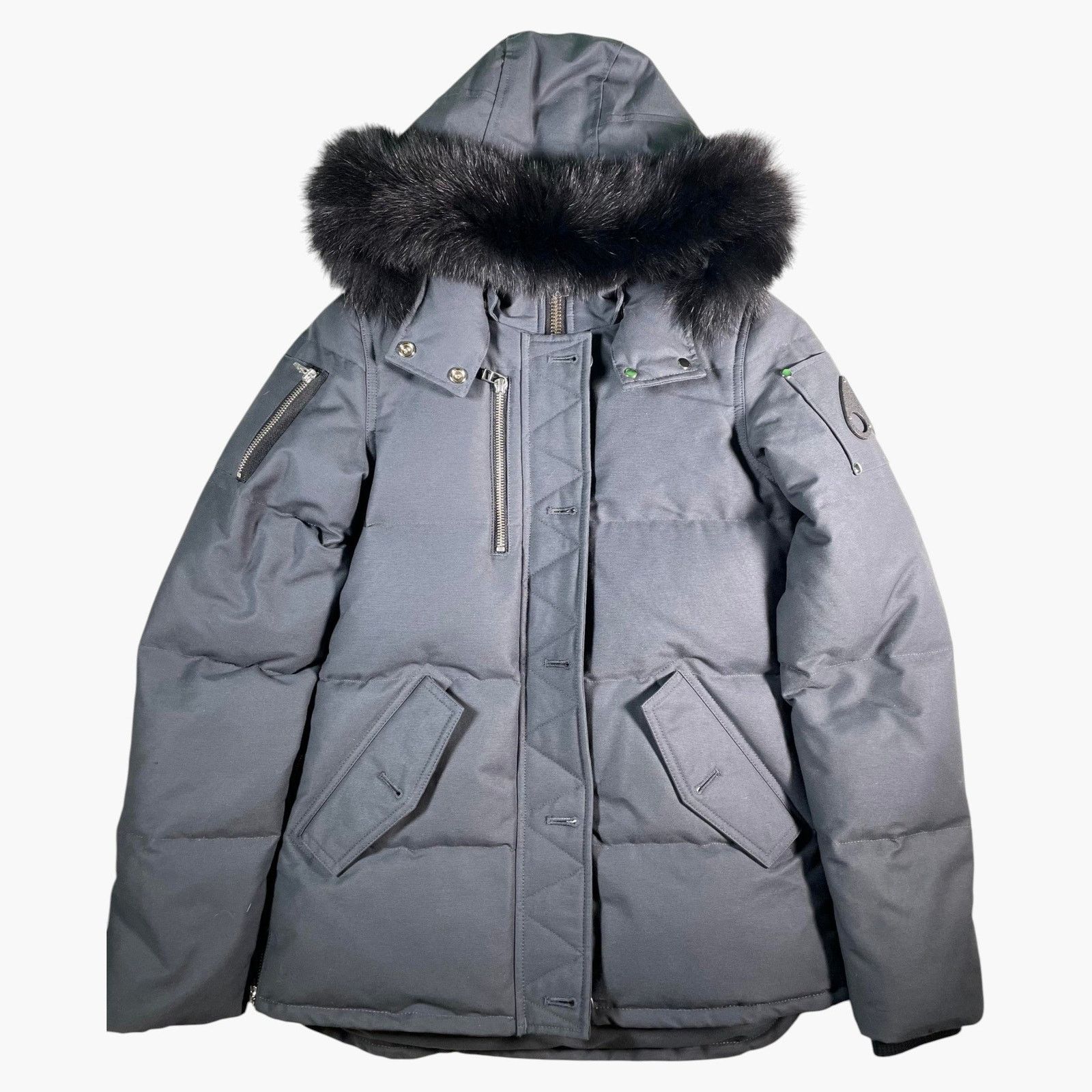 Moose Knuckles Moose Knuckles 3Q Granite Black Parka Jacket Size US XS / EU 42 / 0 - 1 Thumbnail