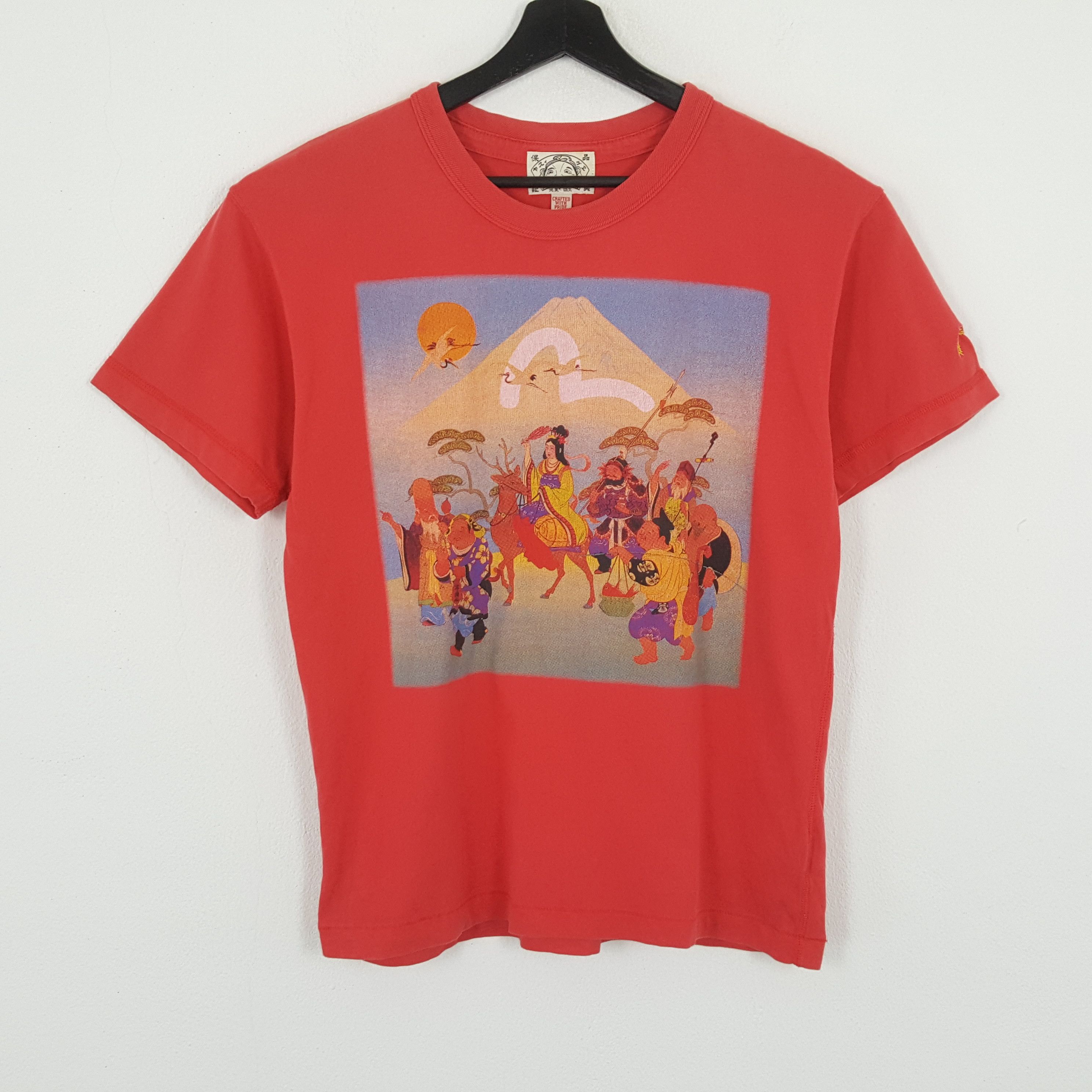 Evisu × Japanese Brand × Vintage EVISU Japanese Brand Rare Design Tshirt Size US M / EU 48-50 / 2 - 1 Thumbnail