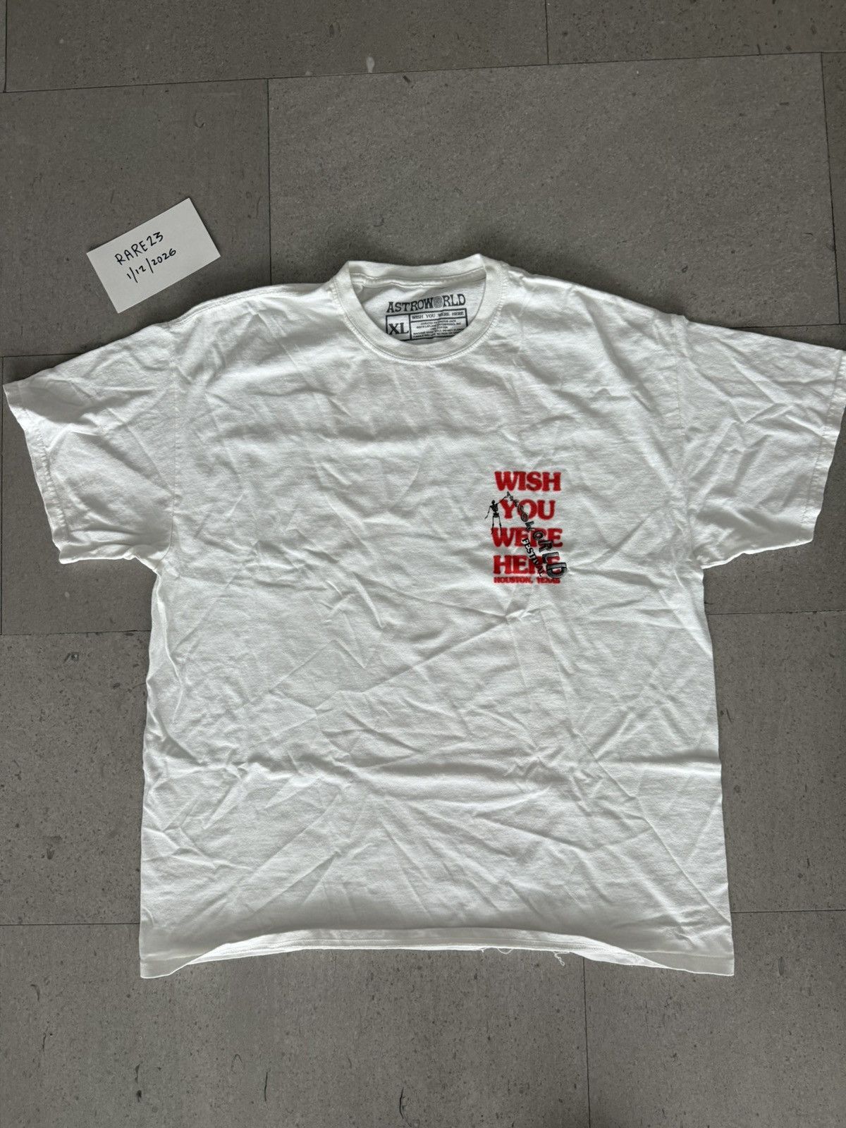Travis Scott Travis Scott Wish You Were Here Astroworld Festival Size US XL / EU 56 / 4 - 1 Thumbnail