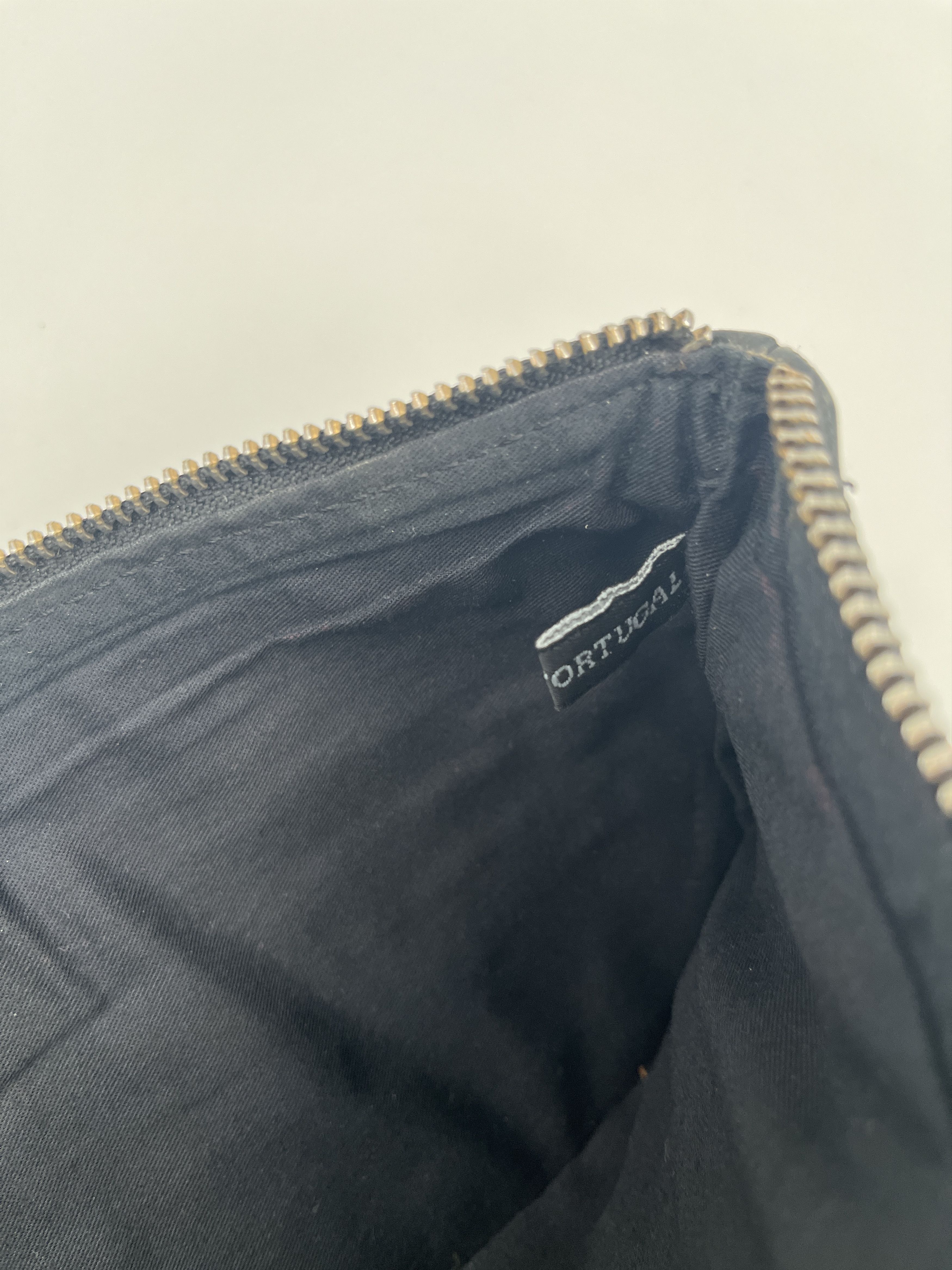 Ann Demeulemeester Black Leather Zipper Clutch With One-Side Strap Size ONE SIZE - 5 Thumbnail