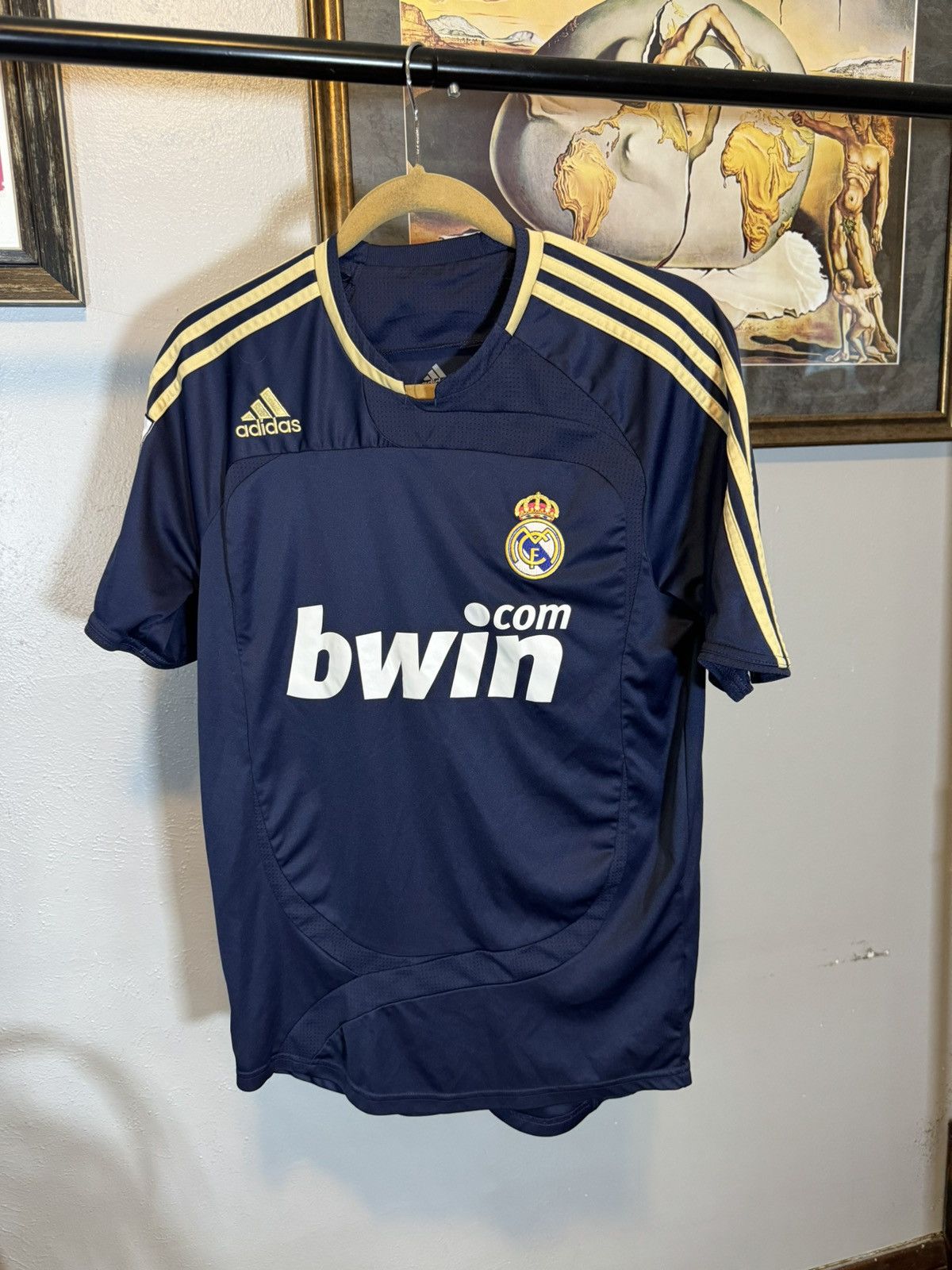 Adidas Real Madrid football shirt 2007 Soccer Adidas Jersey Mens Size US L / EU 52-54 / 3 - 2 Thumbnail